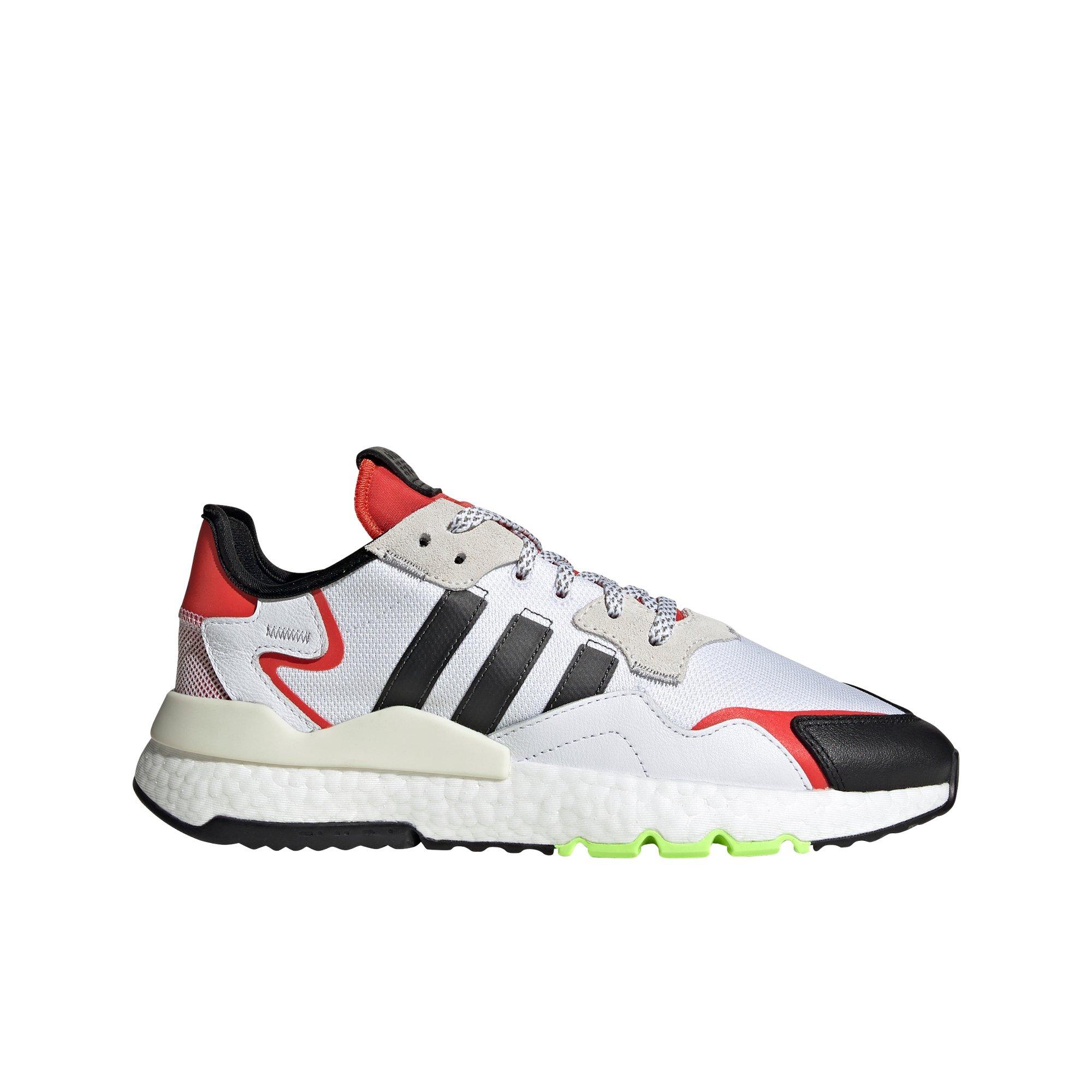 nite jogger white black