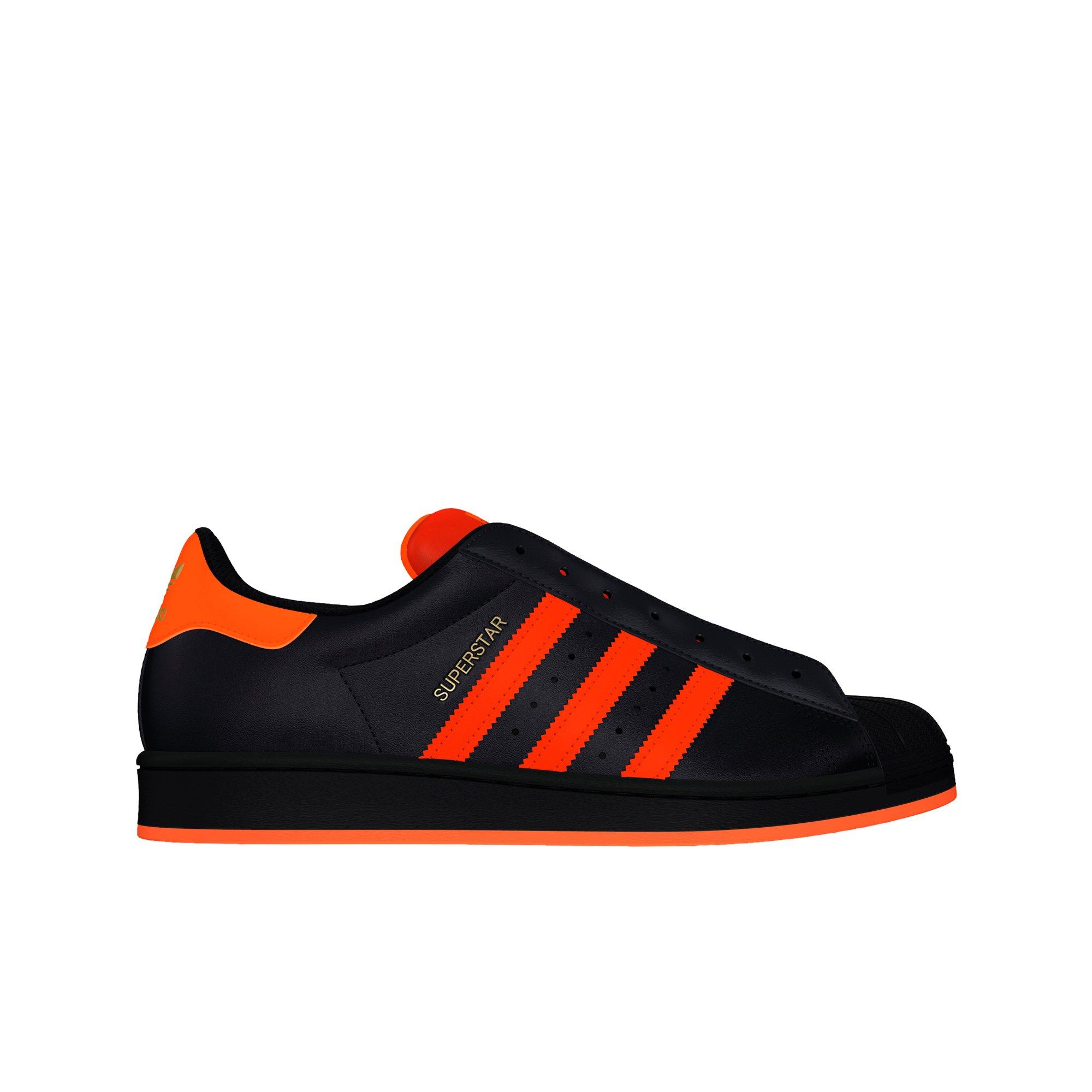 adidas superstar black orange