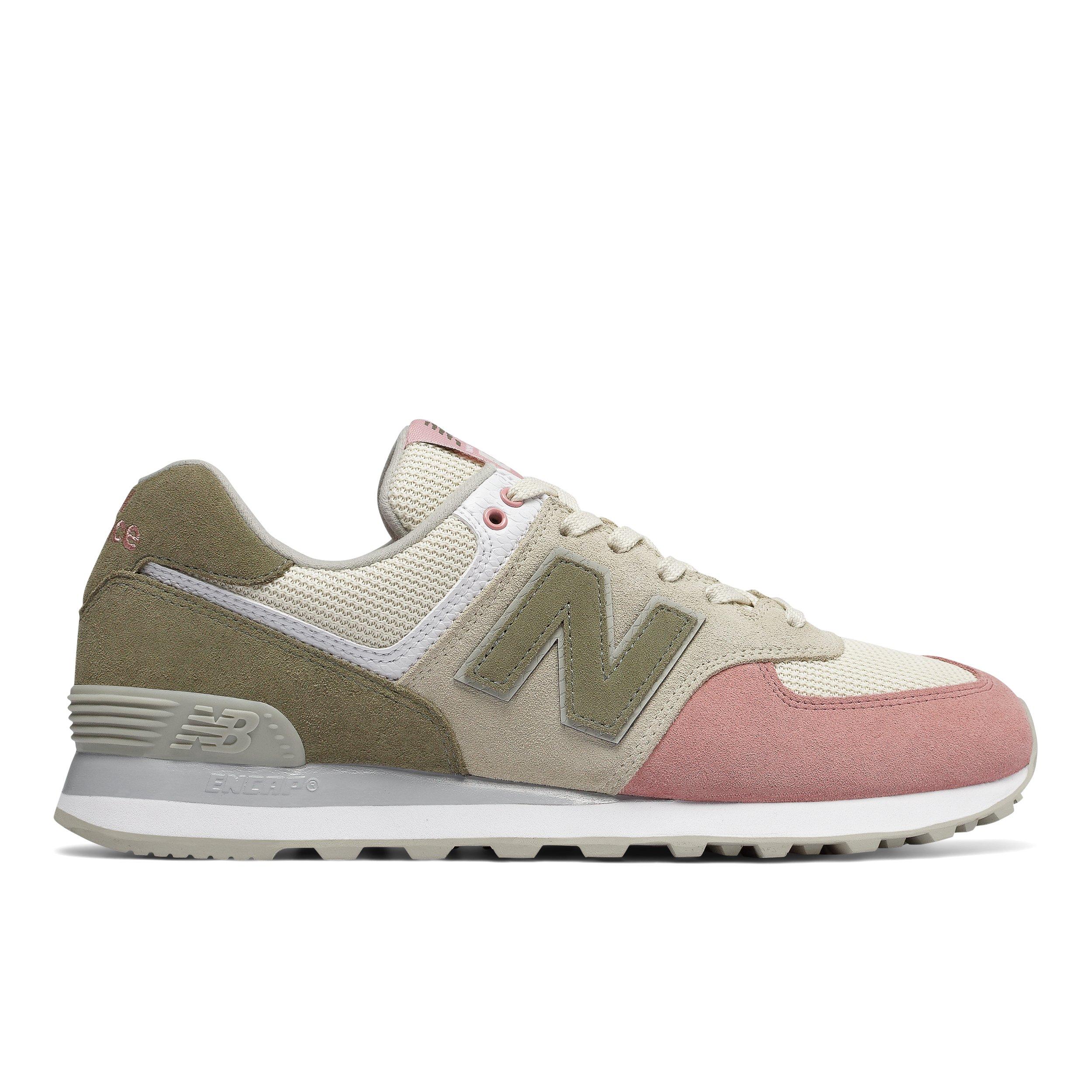 new balance 574 beige pink