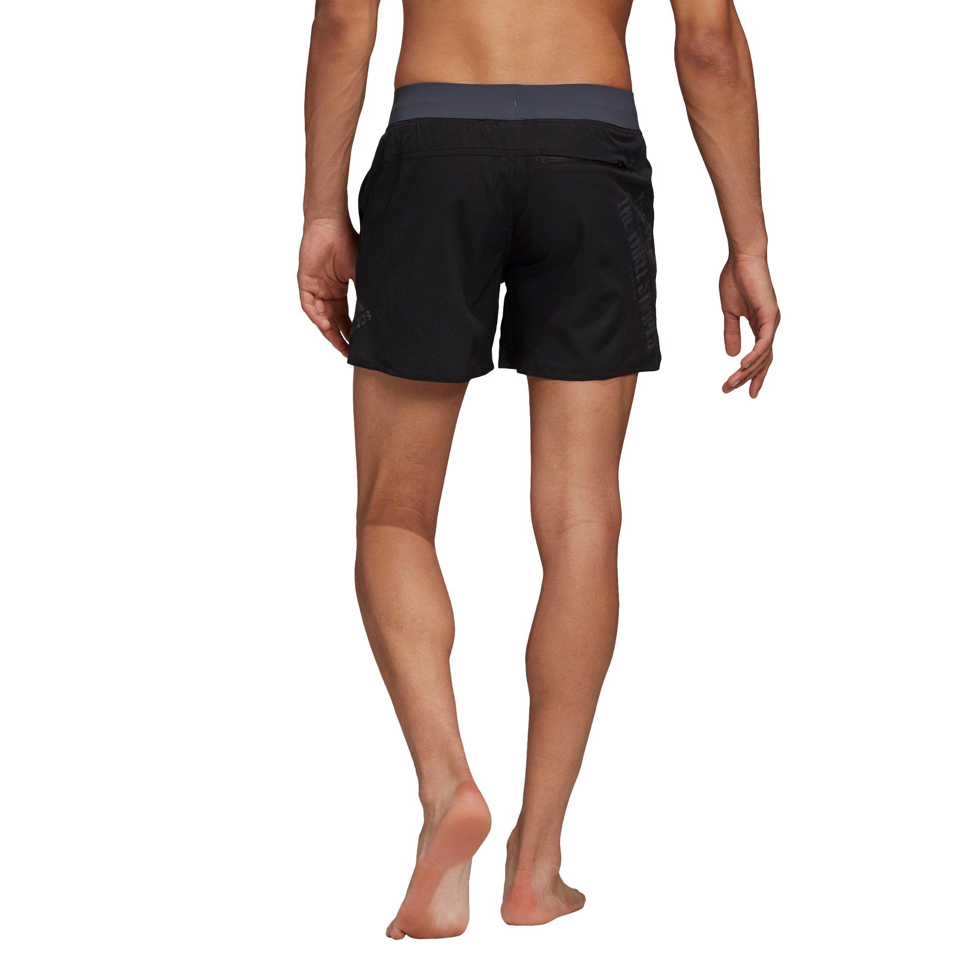 adidas swim shorts with zip pocket
