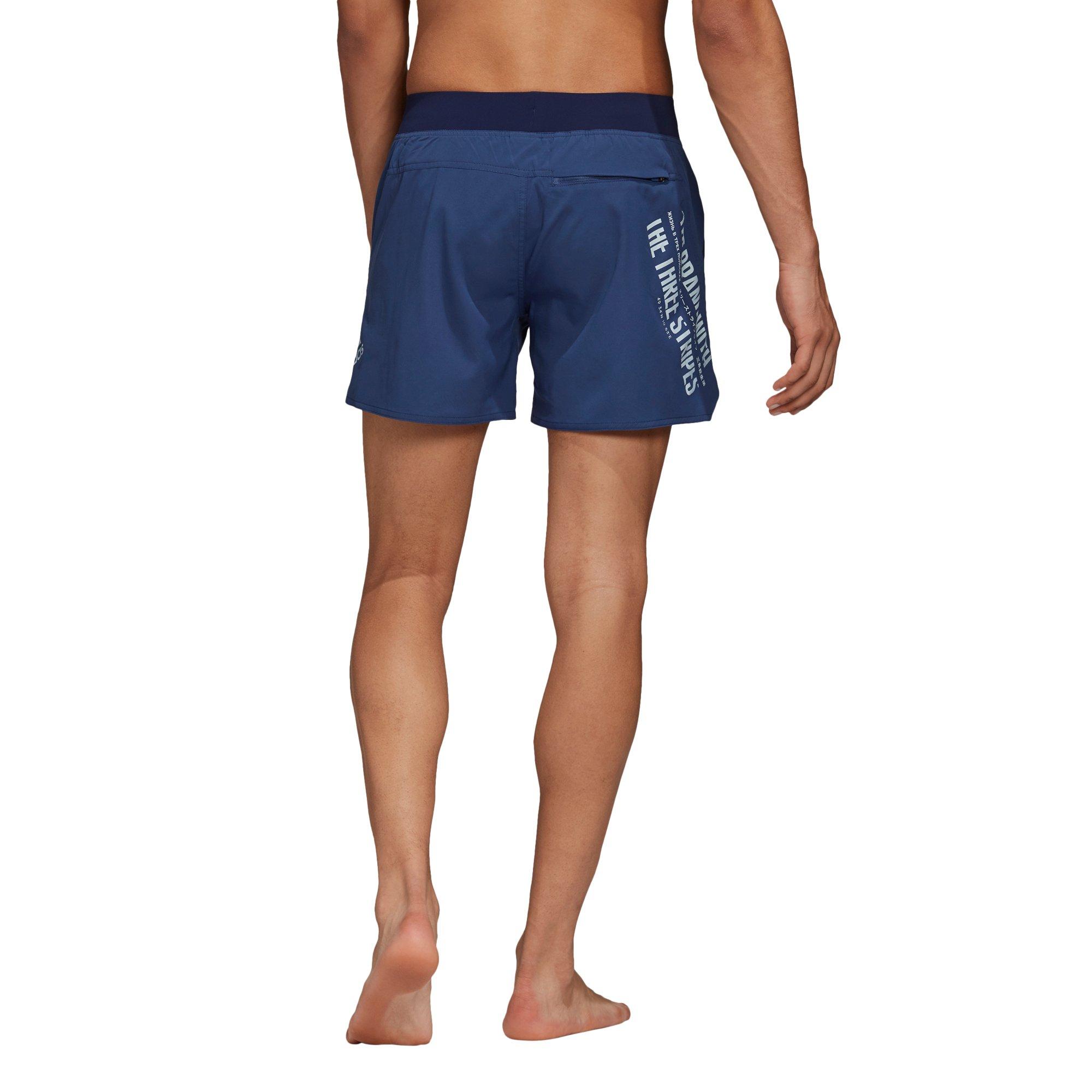 adidas swim shorts with zip pocket