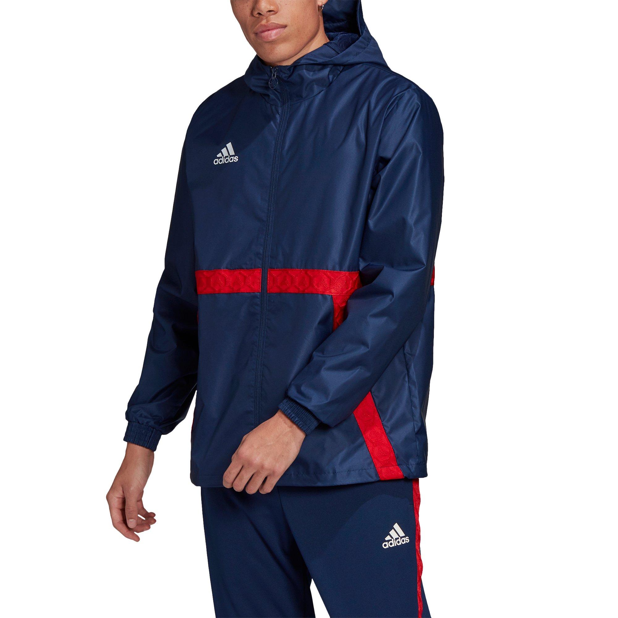 tan adidas windbreaker