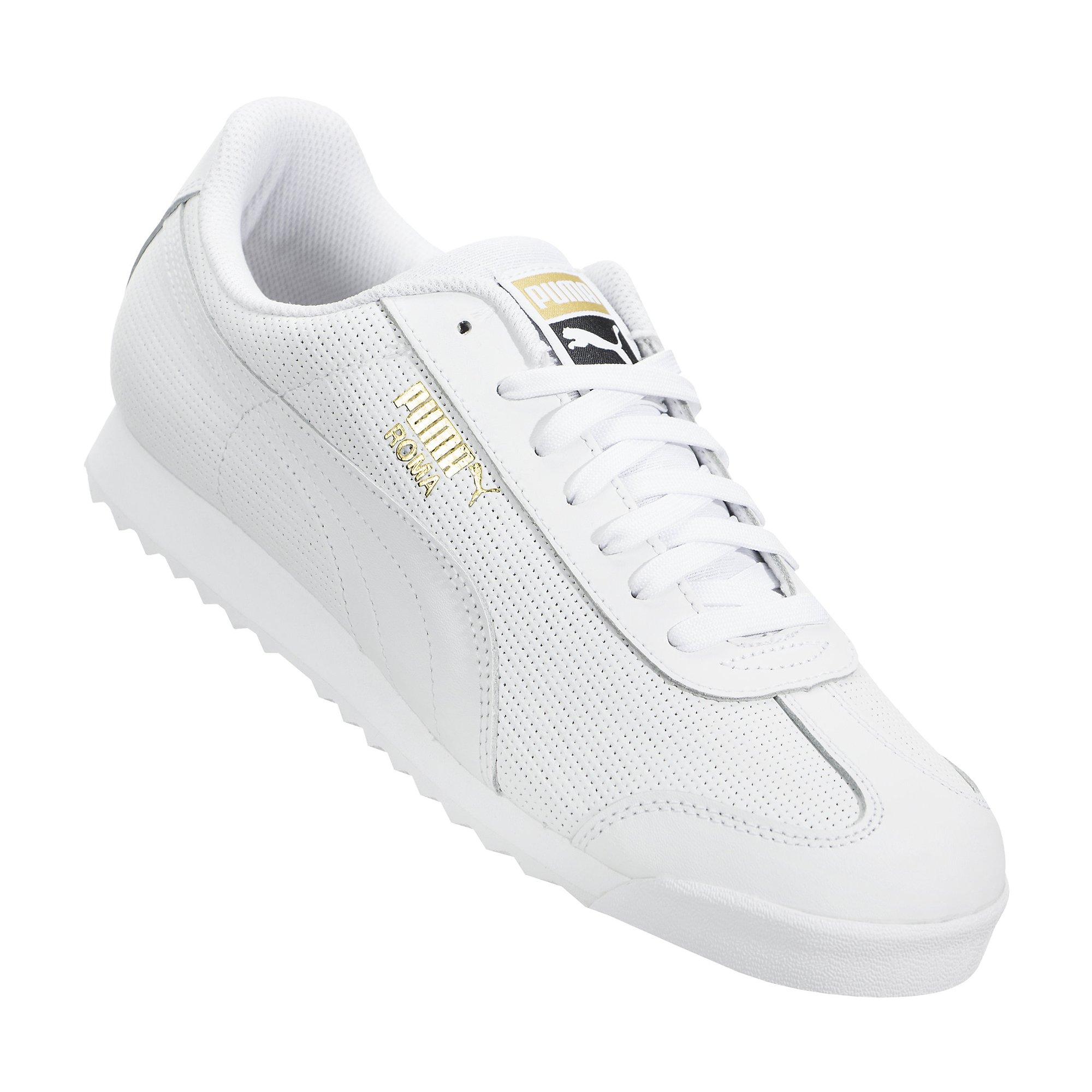 puma roma classic white