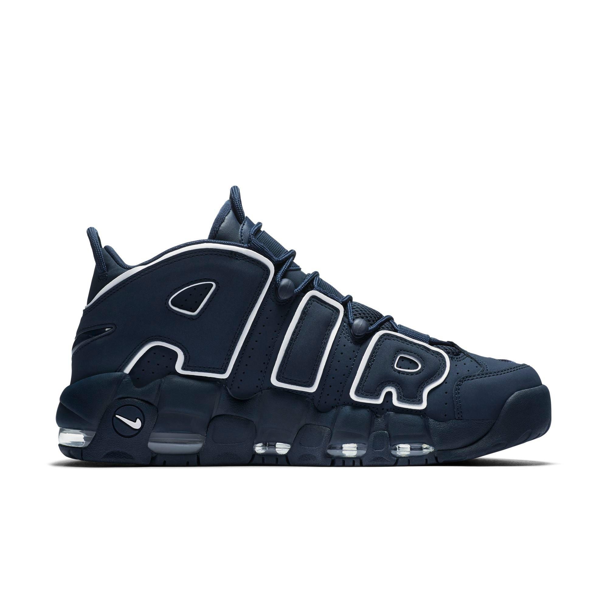 nike uptempo dark blue