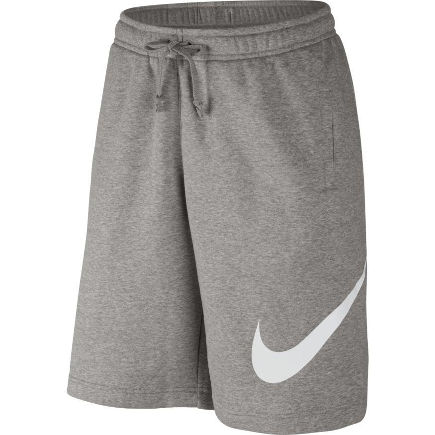 nike sweat shorts grey