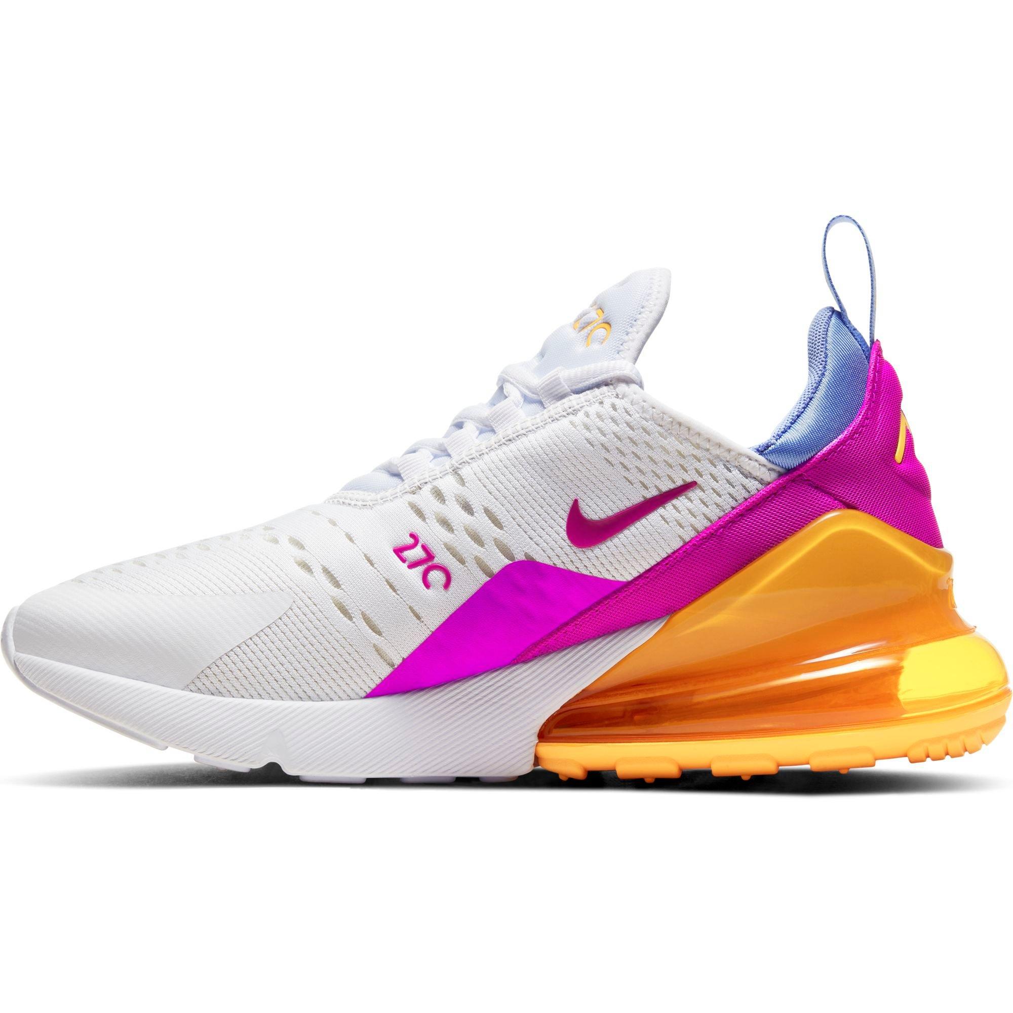 pink orange and purple air max