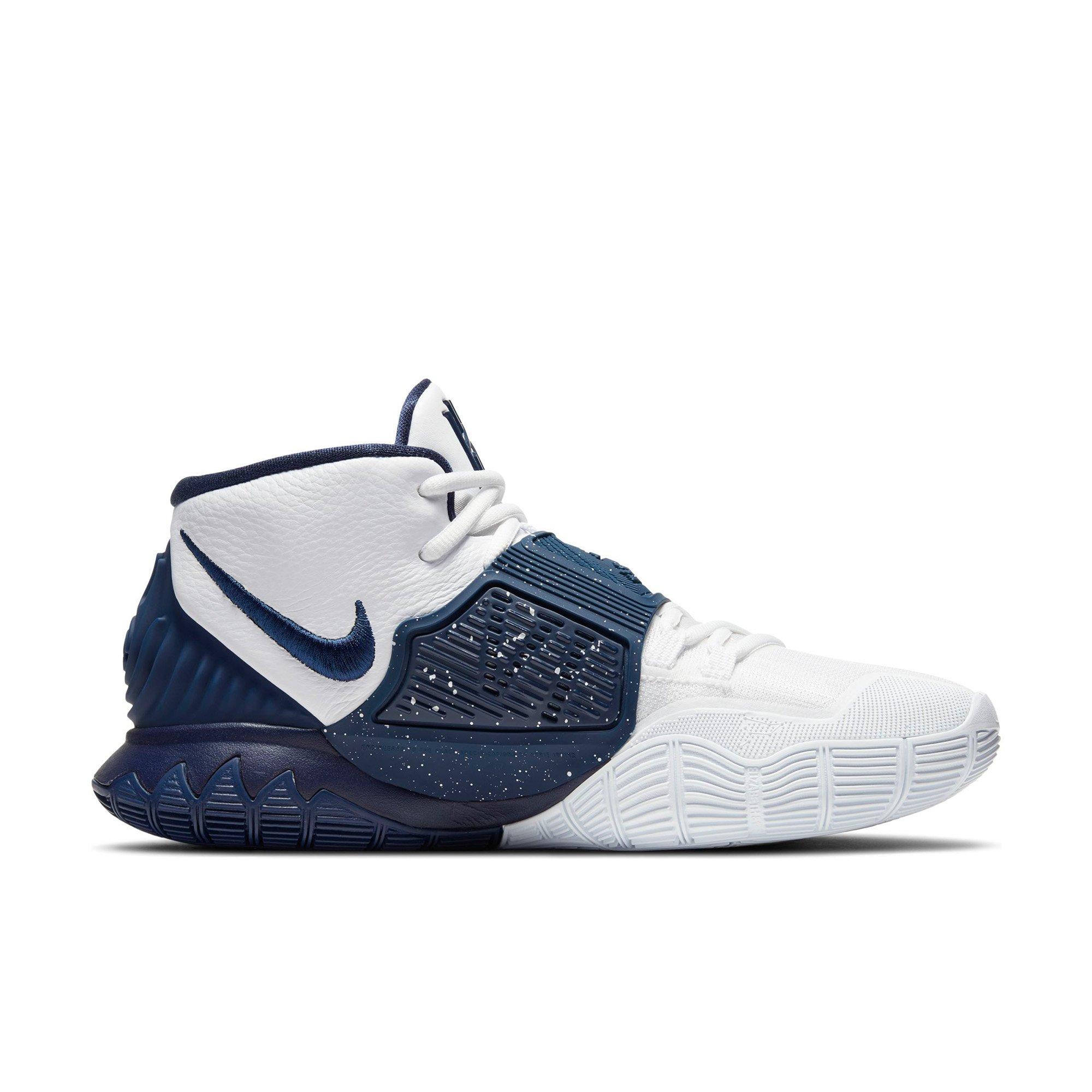 navy nike basketball shoes