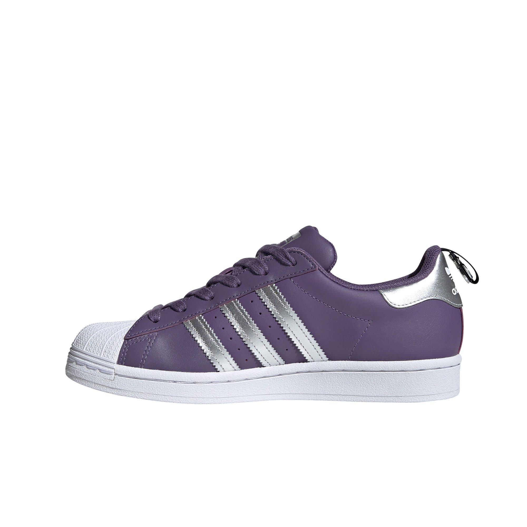 purple adidas superstar