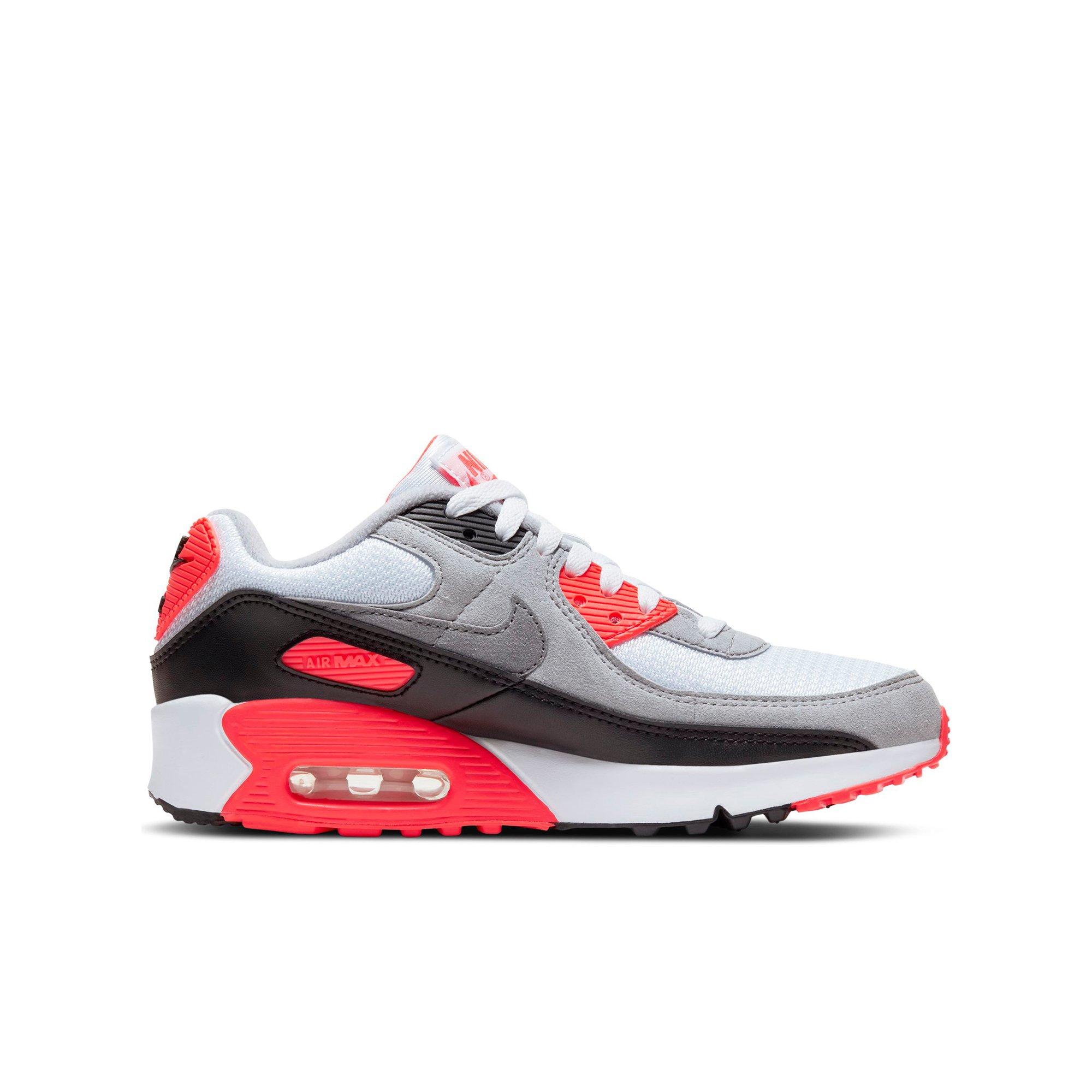 nike air max 90 grey and red