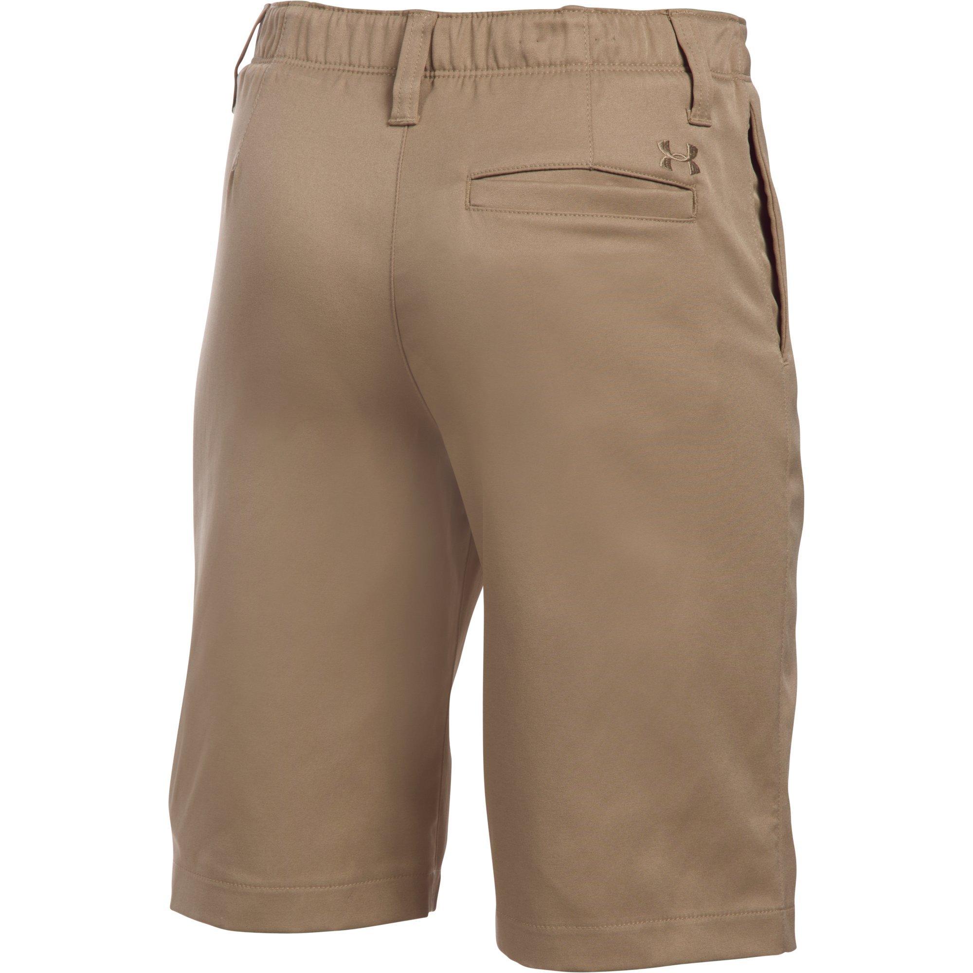 under armour youth khaki shorts