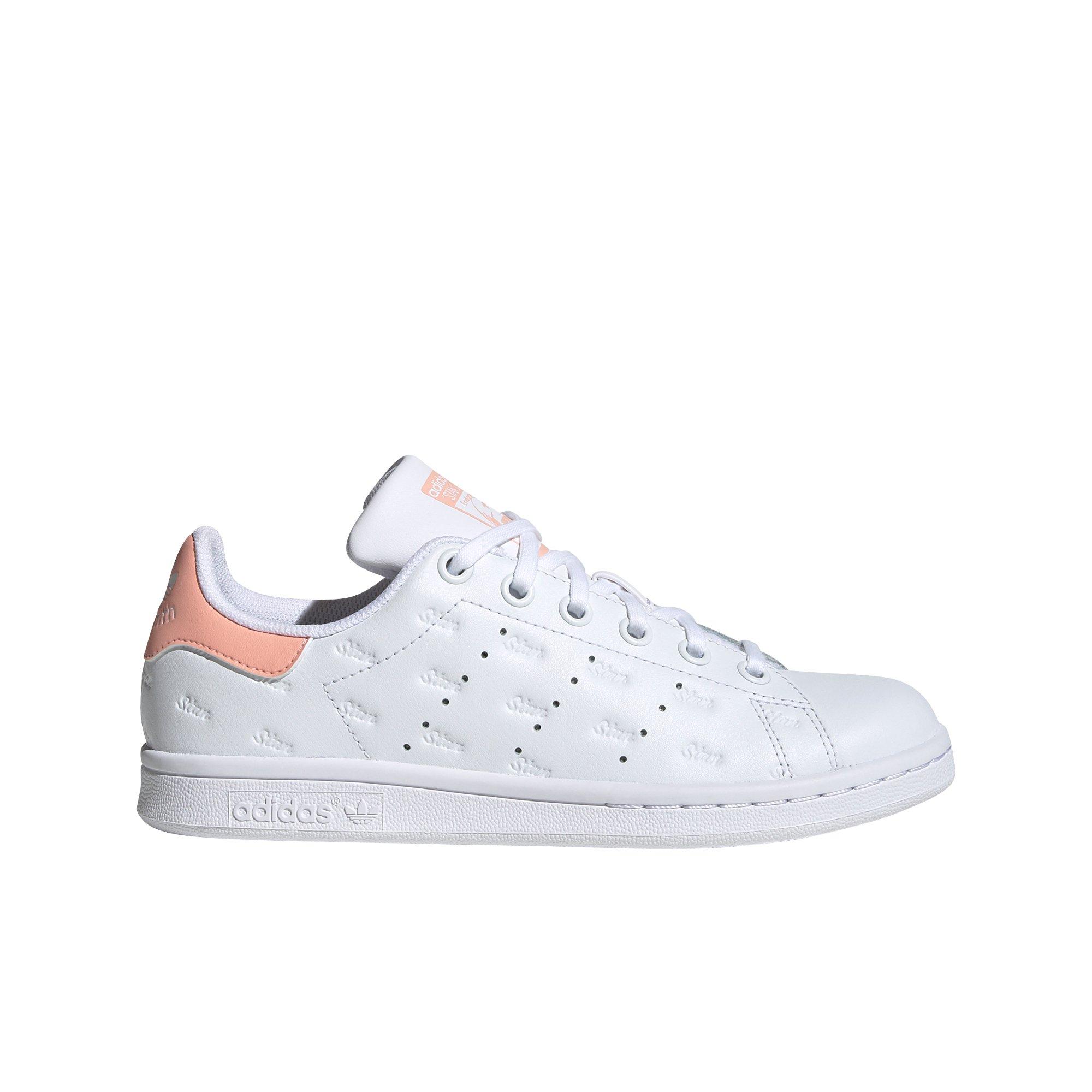 stan smith white glow pink