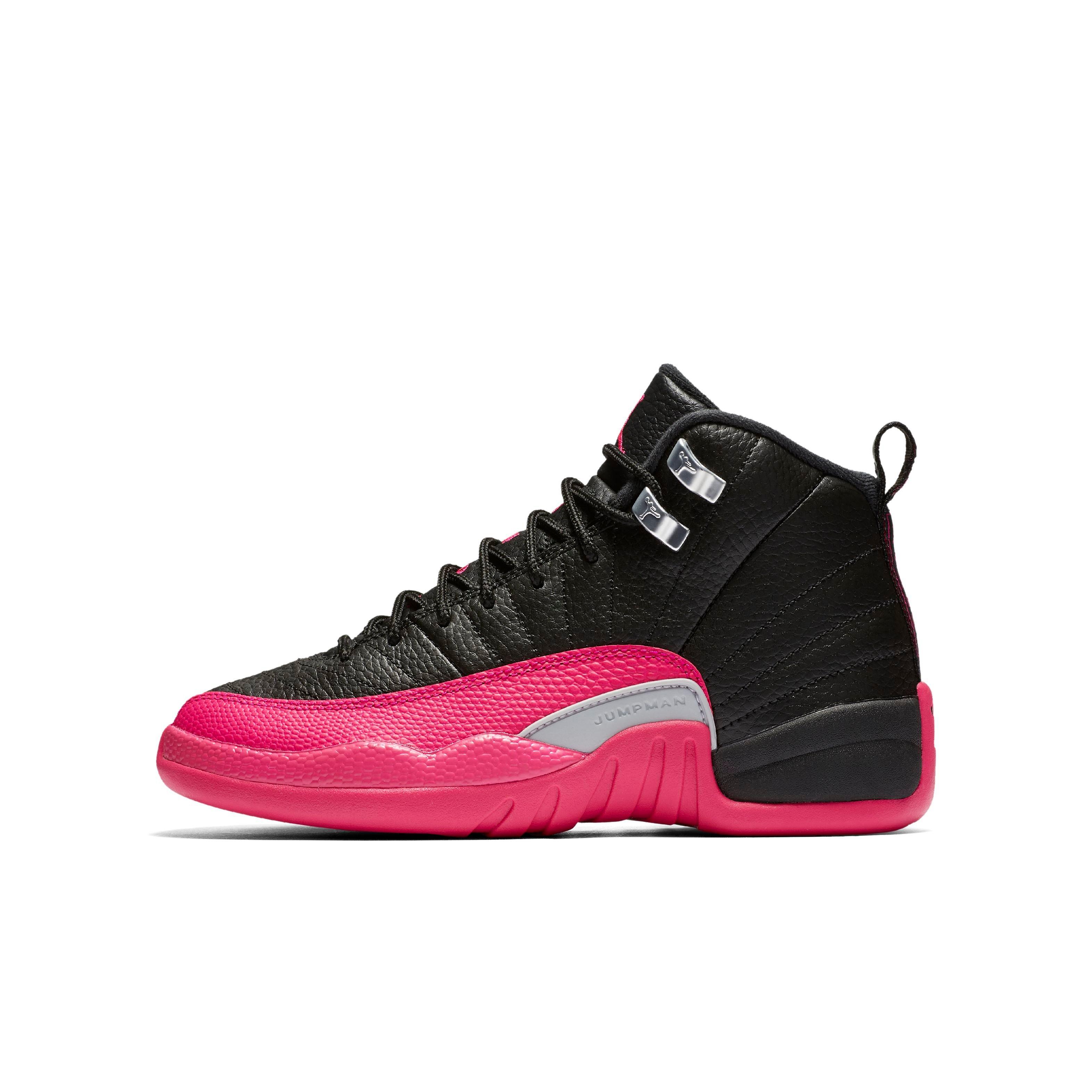 jordan 12 black pink