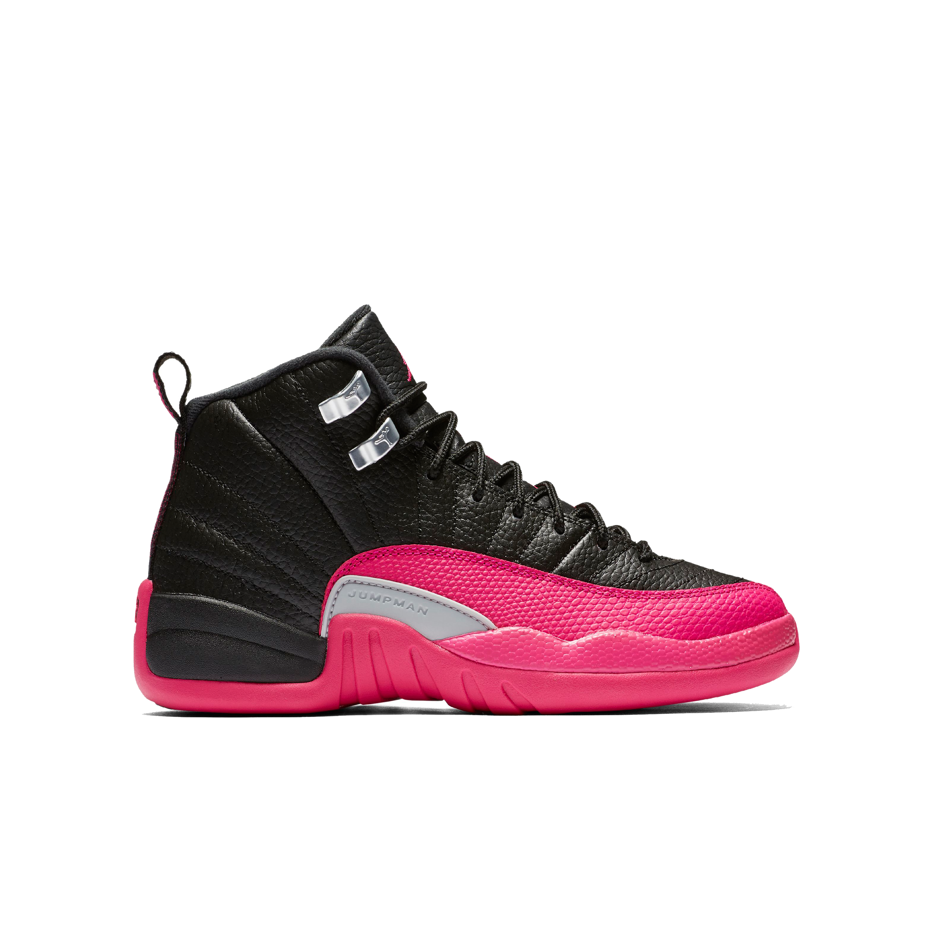 jordan retro 12 black and pink