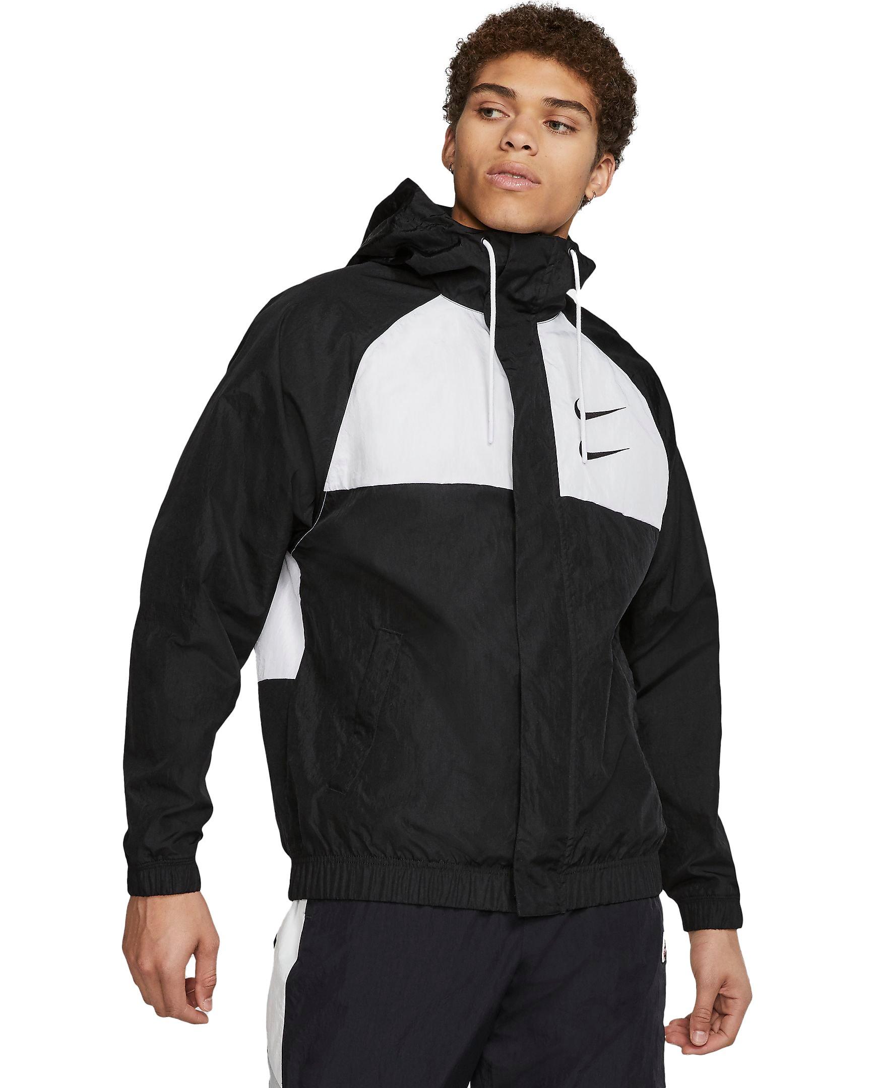 men's nike sportswear hooded woven jacket