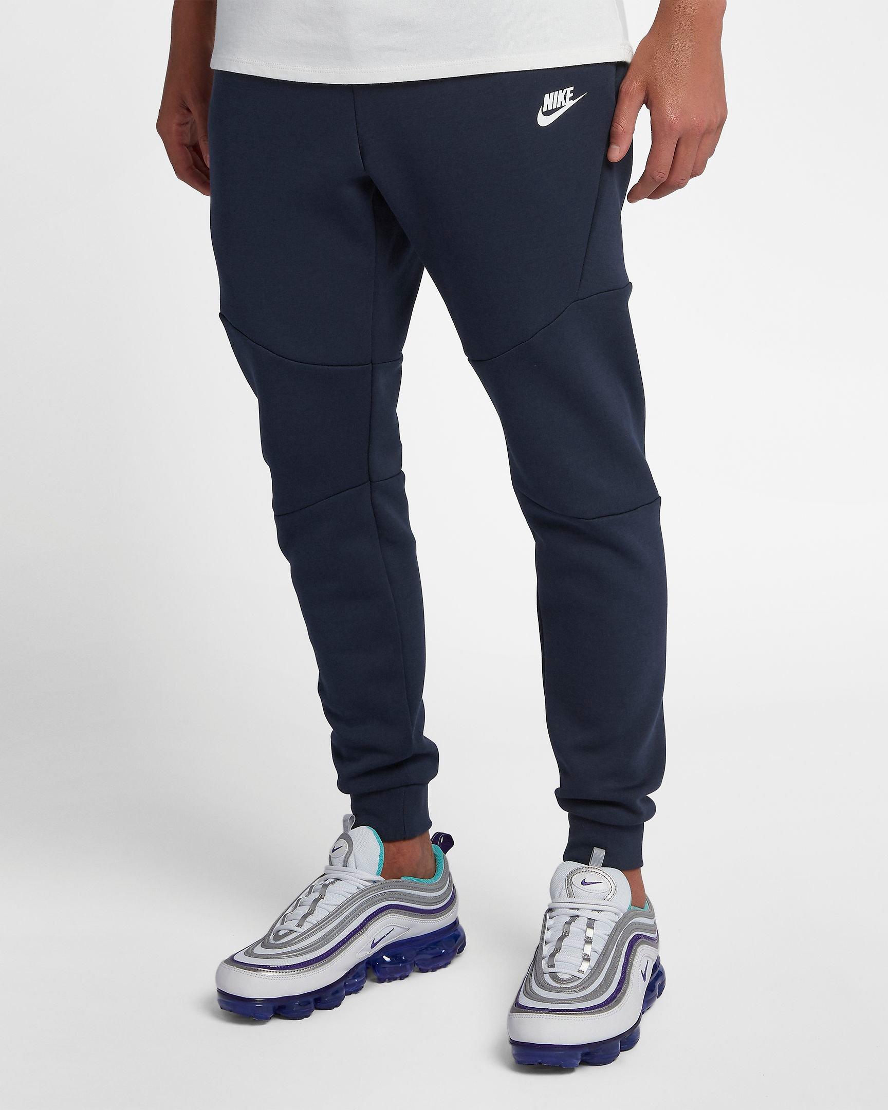 nike sportswear tech fleece blue