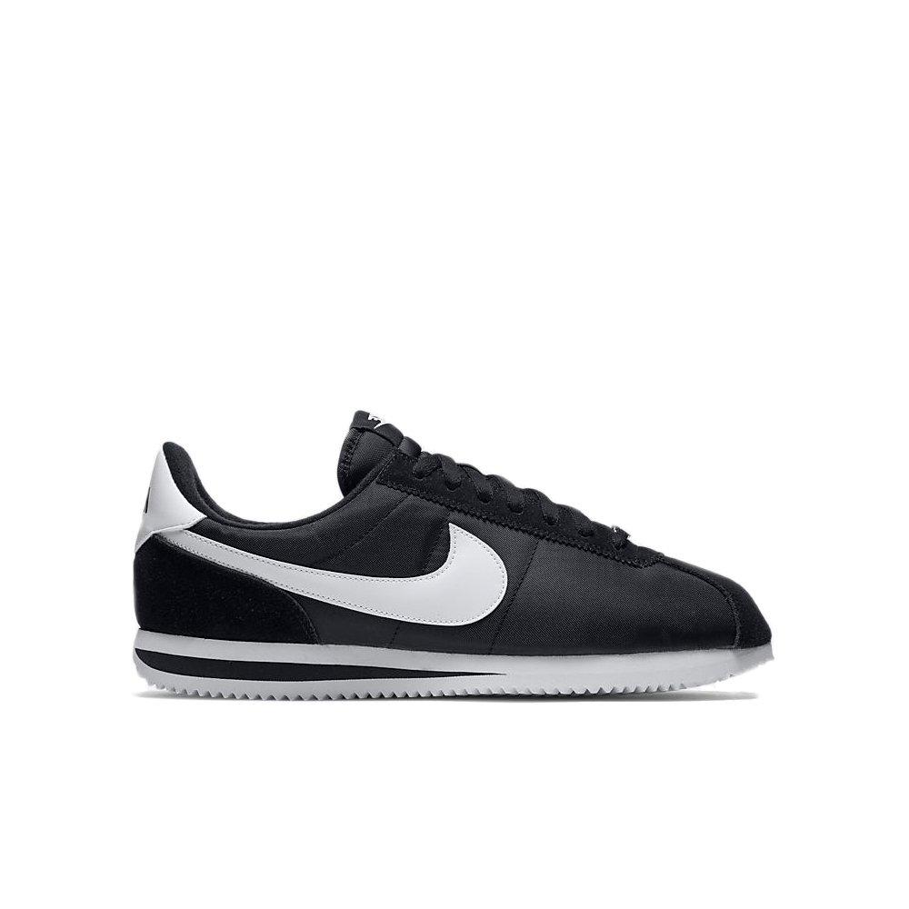 nike cortez satin nylon trainers in ivory