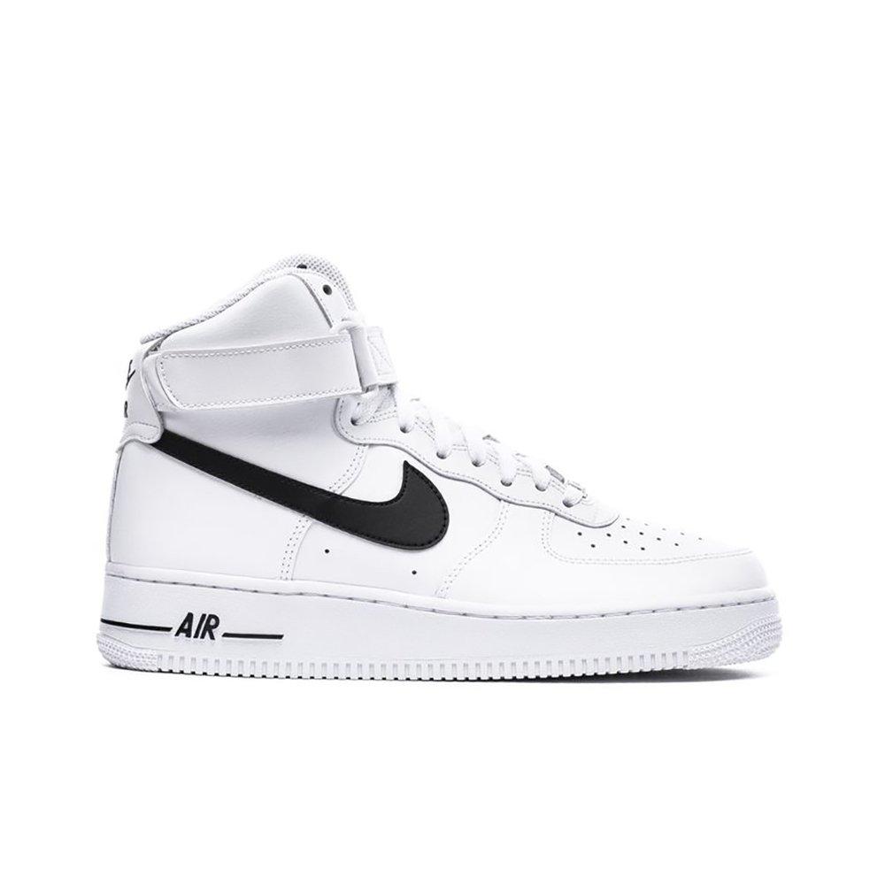 nike shoes high tops black and white