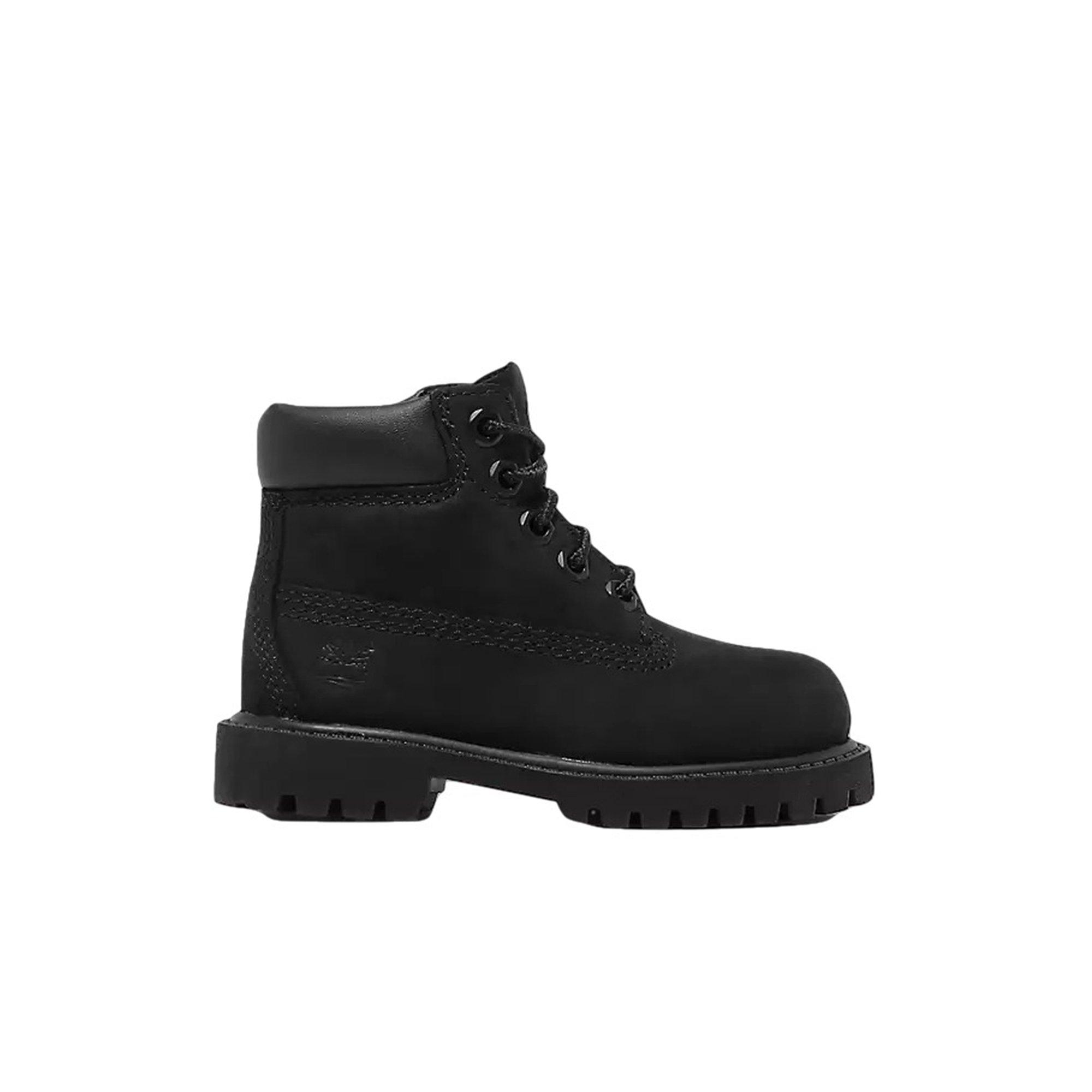 timberland boys black boots