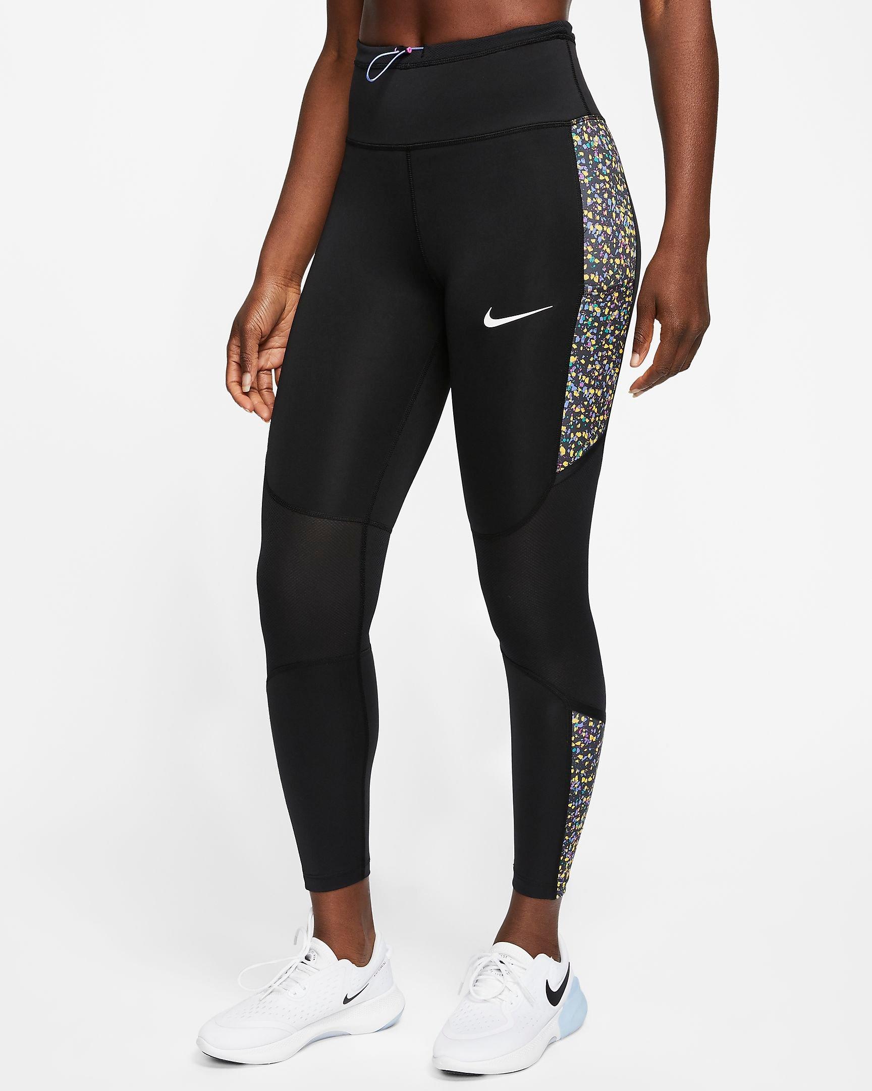 nike air mesh panel tights