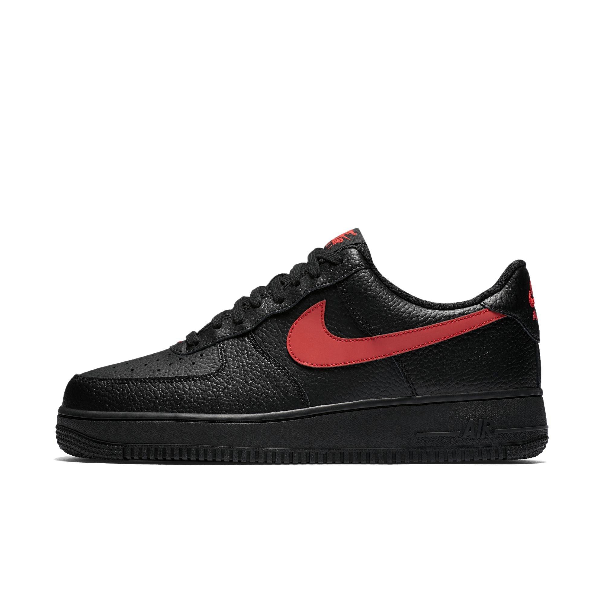 red and black air force 1s
