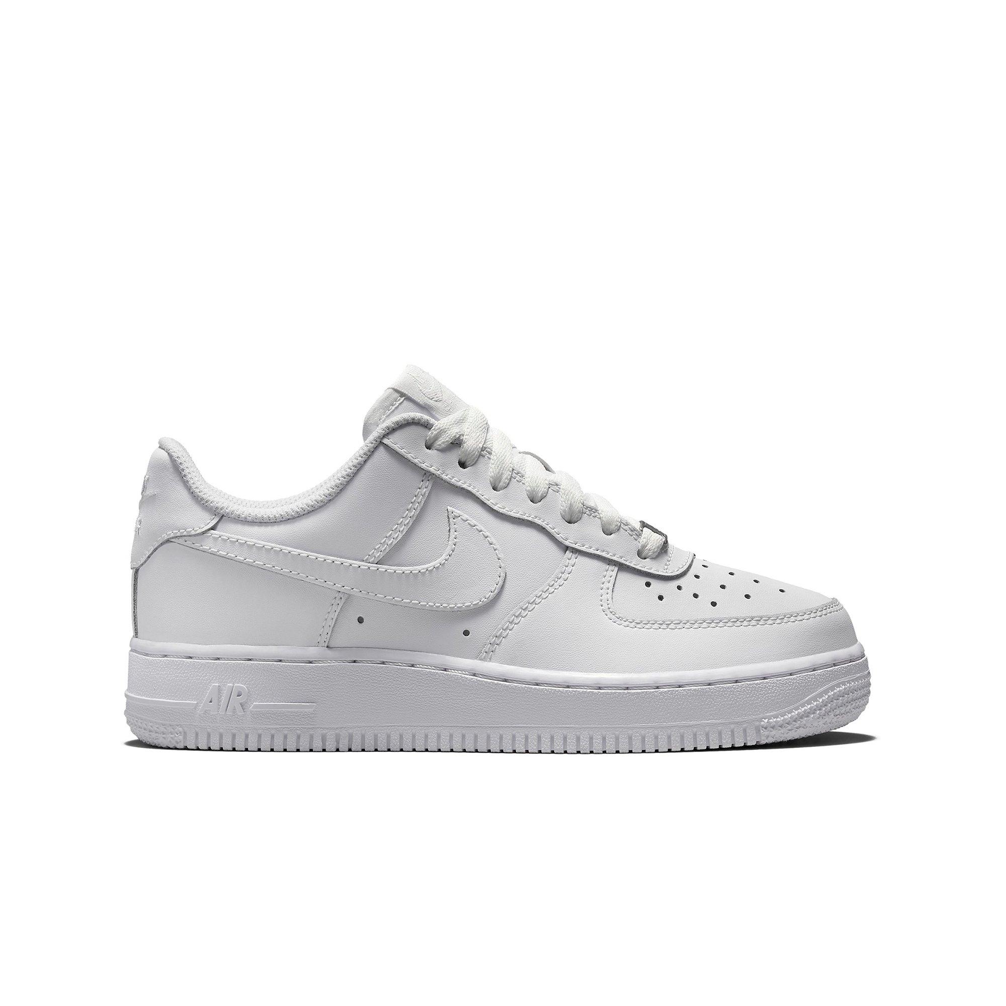 all white air force ones kids