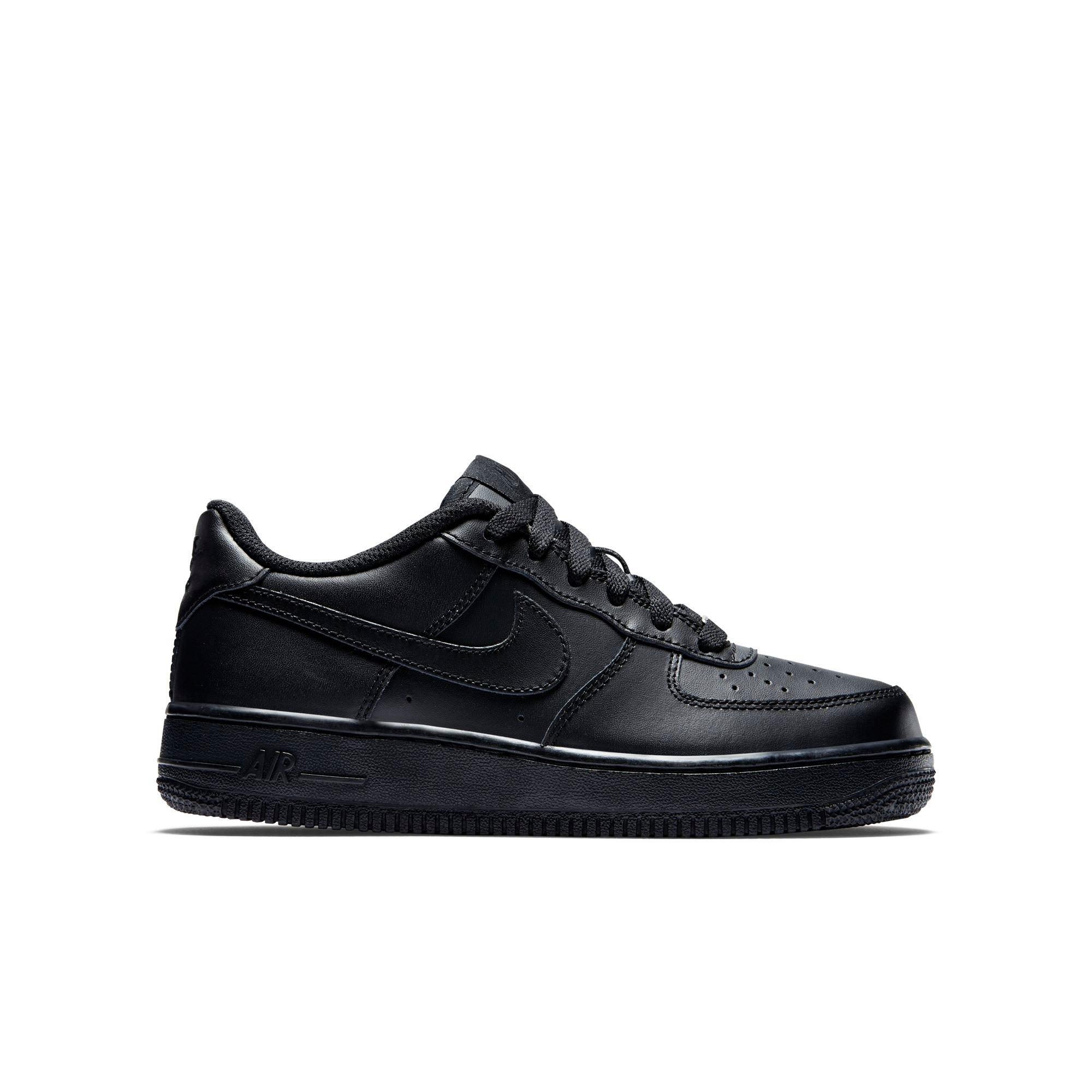nike air force 1 low grade school shoes black