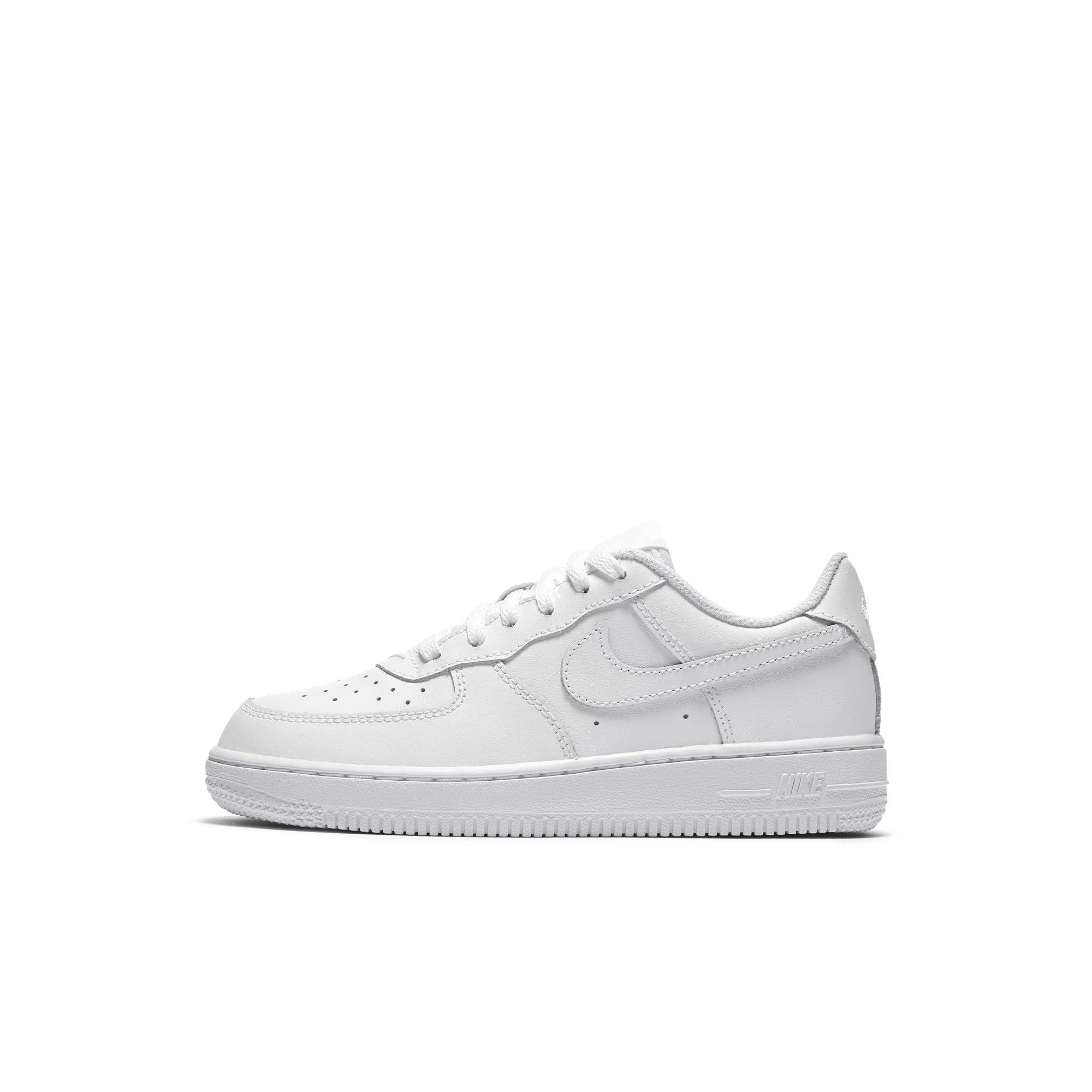 white air force ones youth