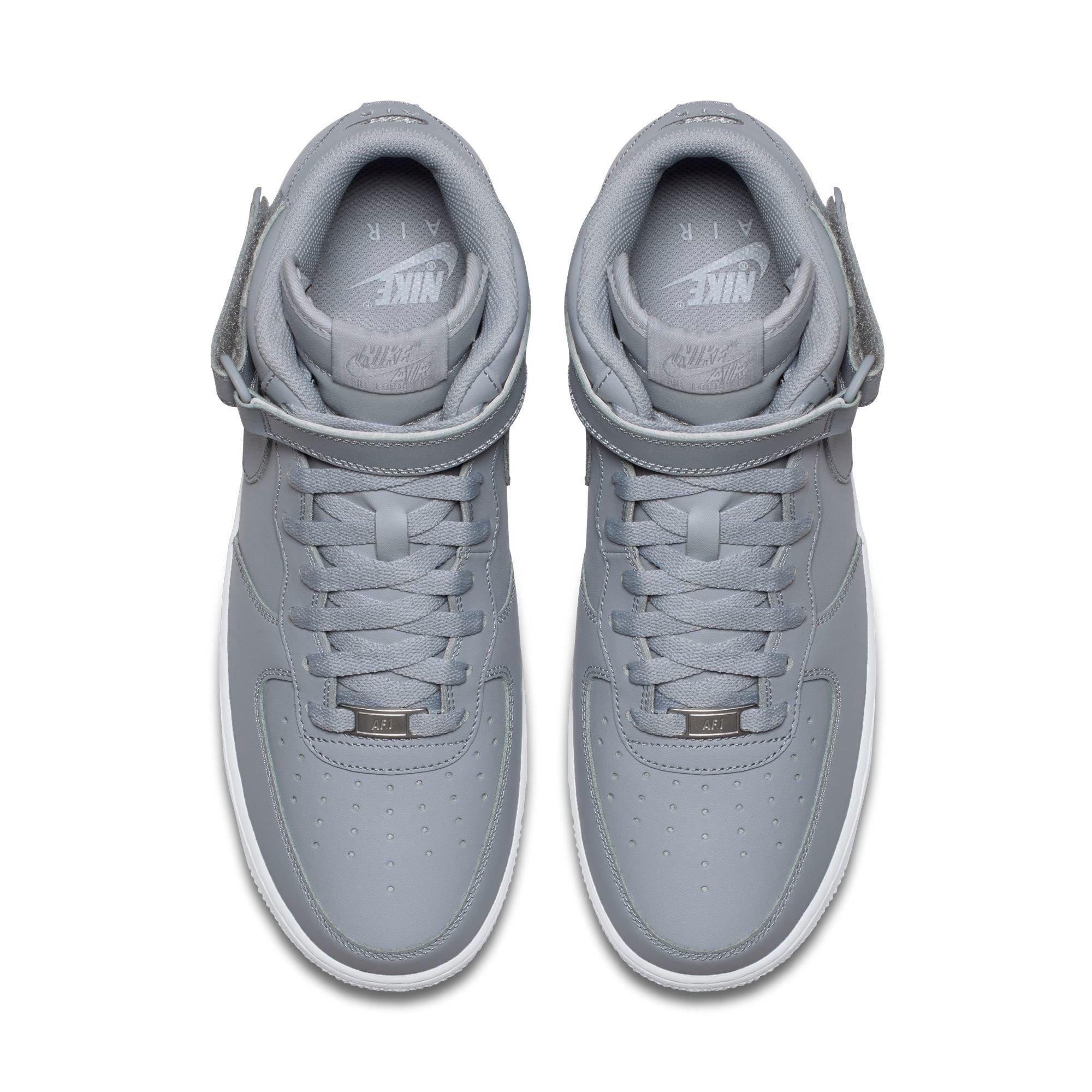 gray high top air force 1