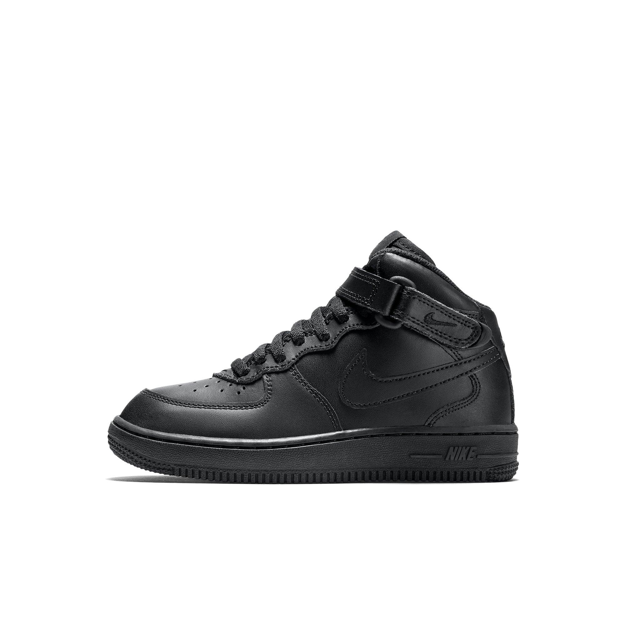 nike air force 1 mid black youth