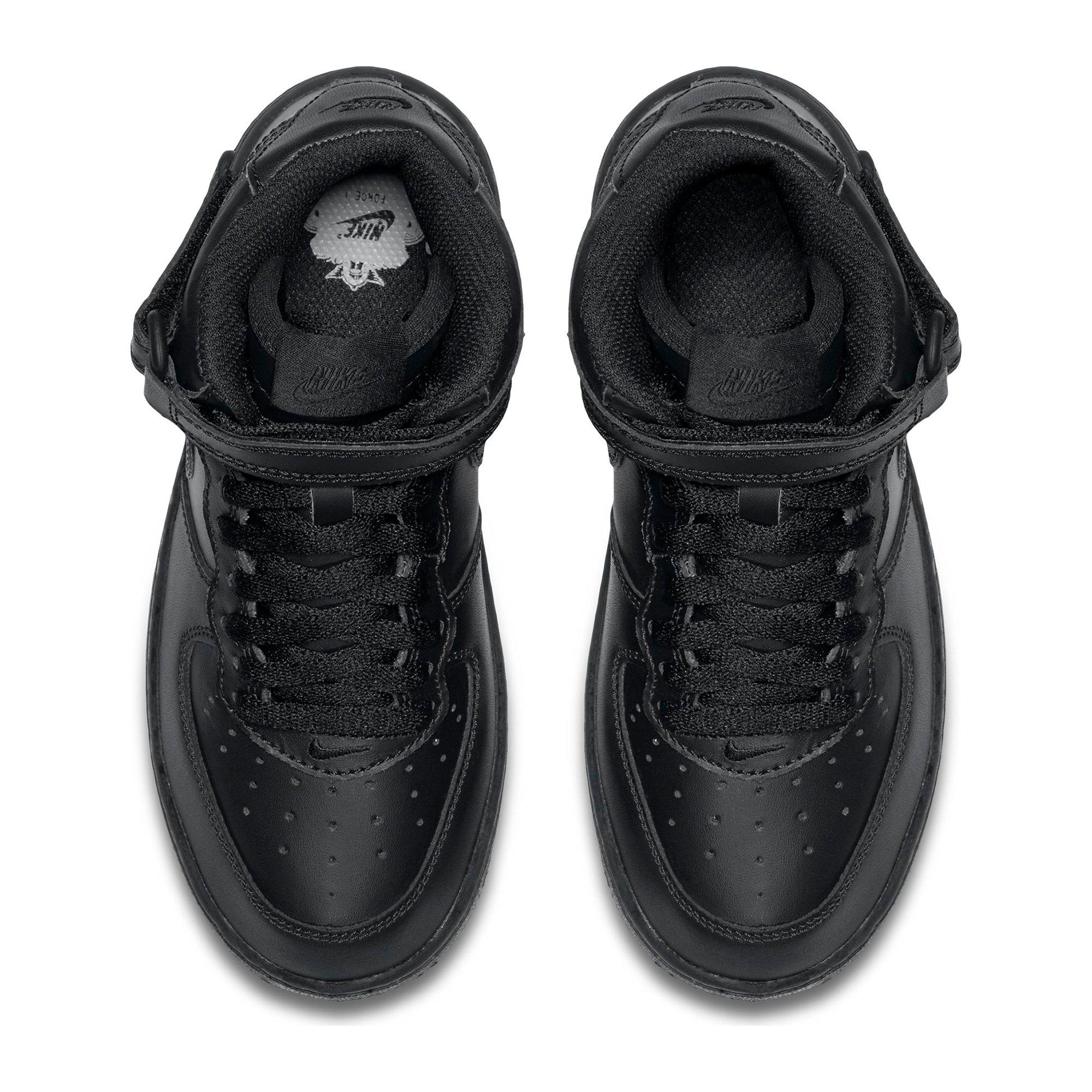 nike air force 1 mid black youth