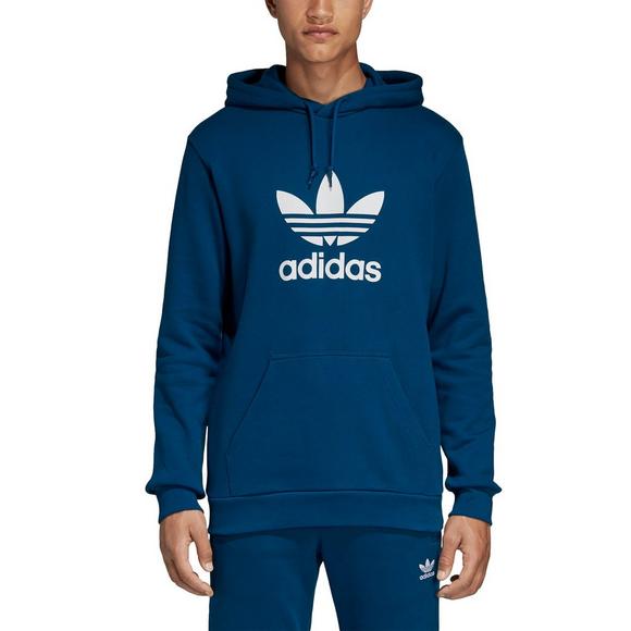 adidas hoodie trefoil blue adidas hoodie trefoil blue