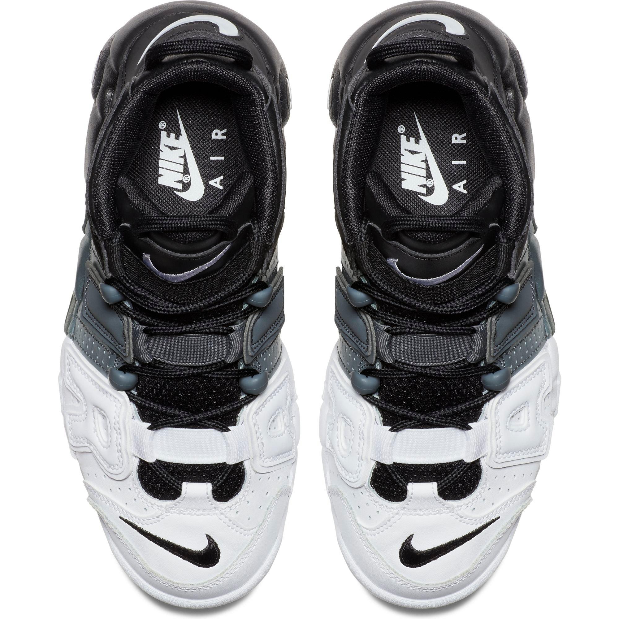 air uptempo black grey white