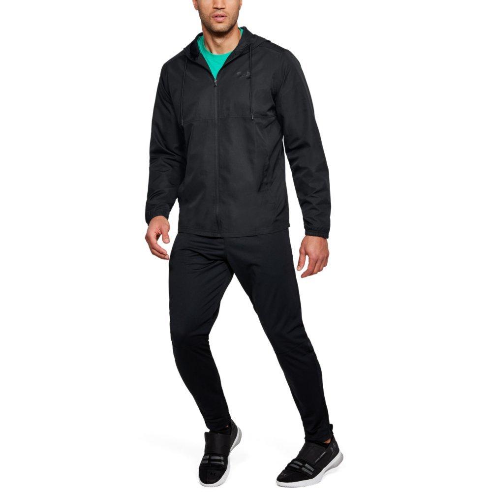 under armour men's sportstyle woven full zip jacket