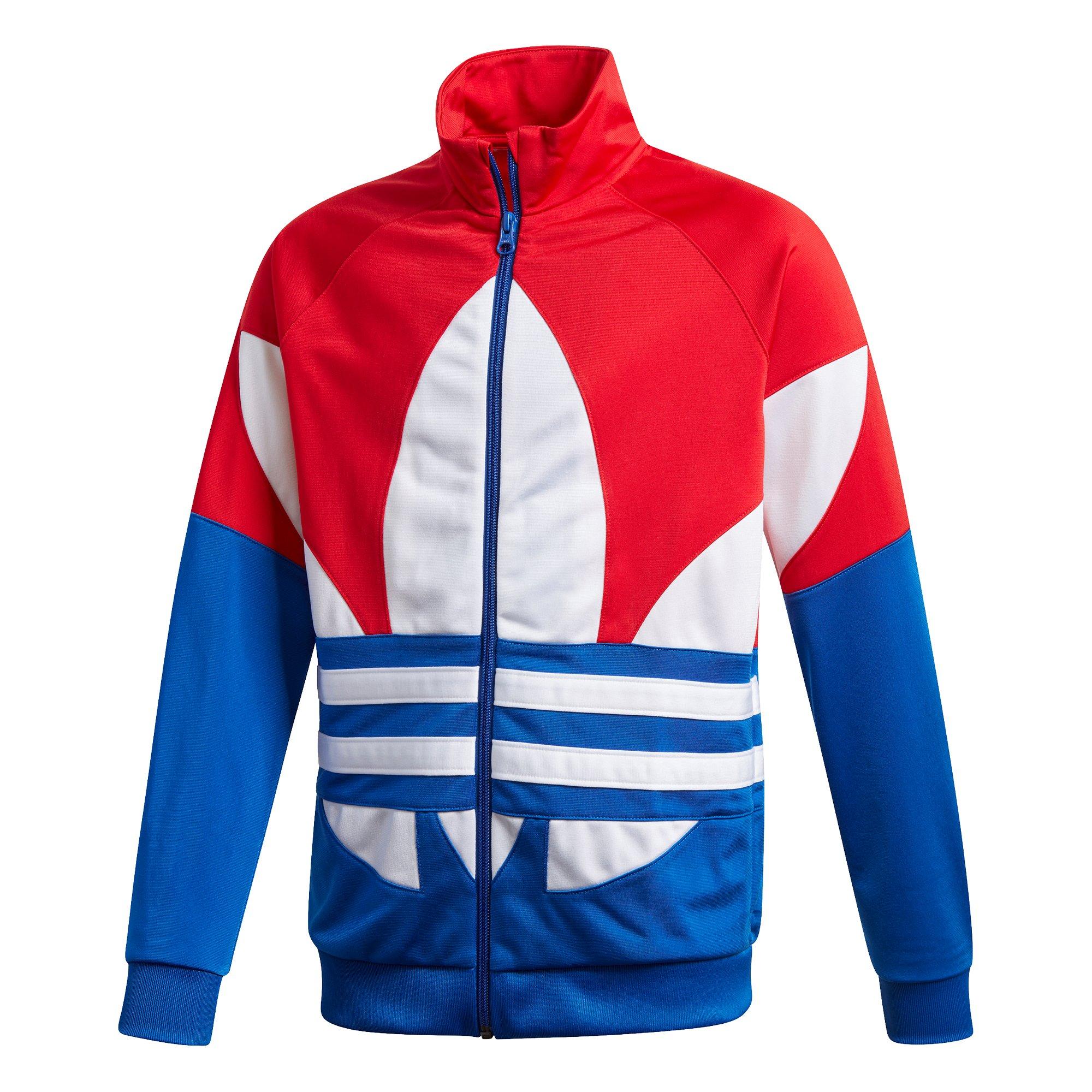 adidas originals red trefoil jacket