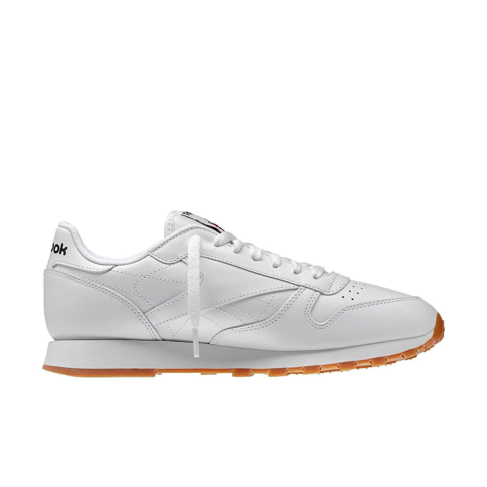 reebok mens classic leather white