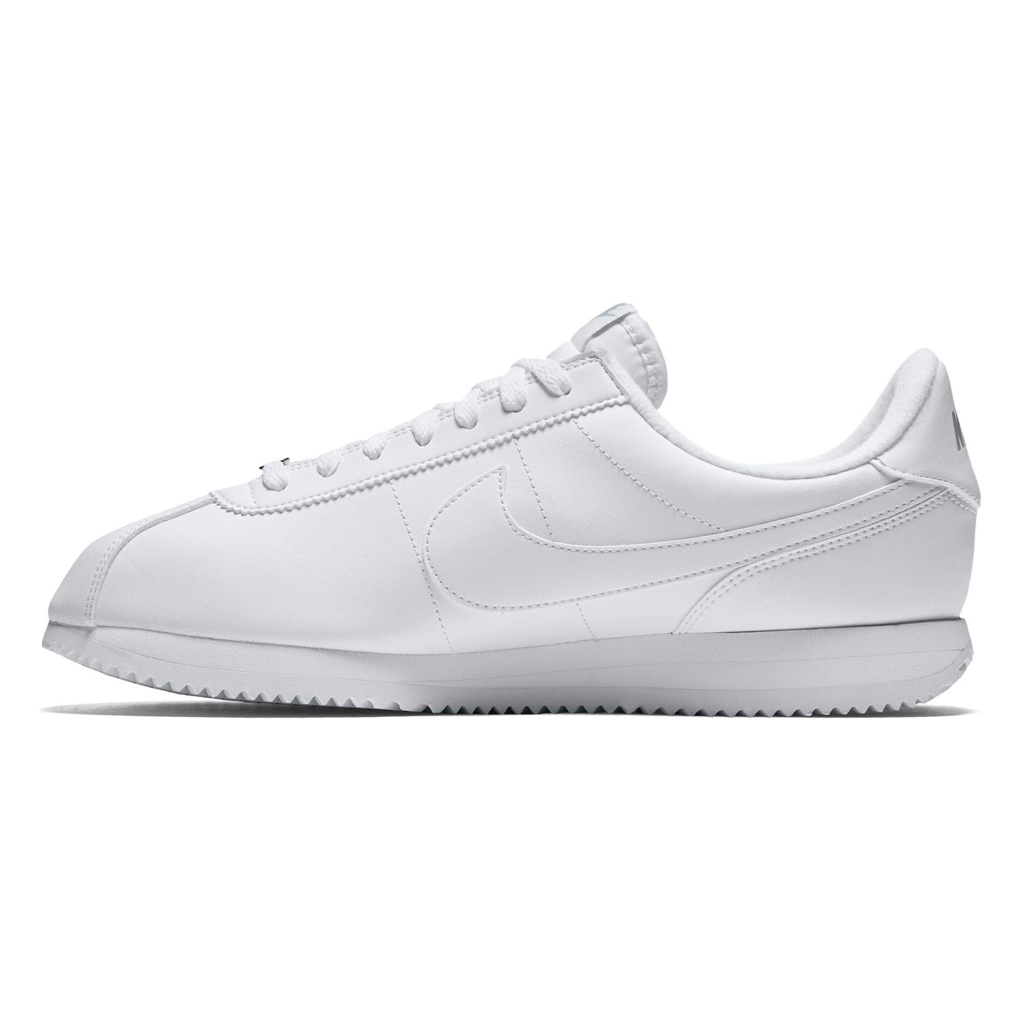 all white nike cortez mens