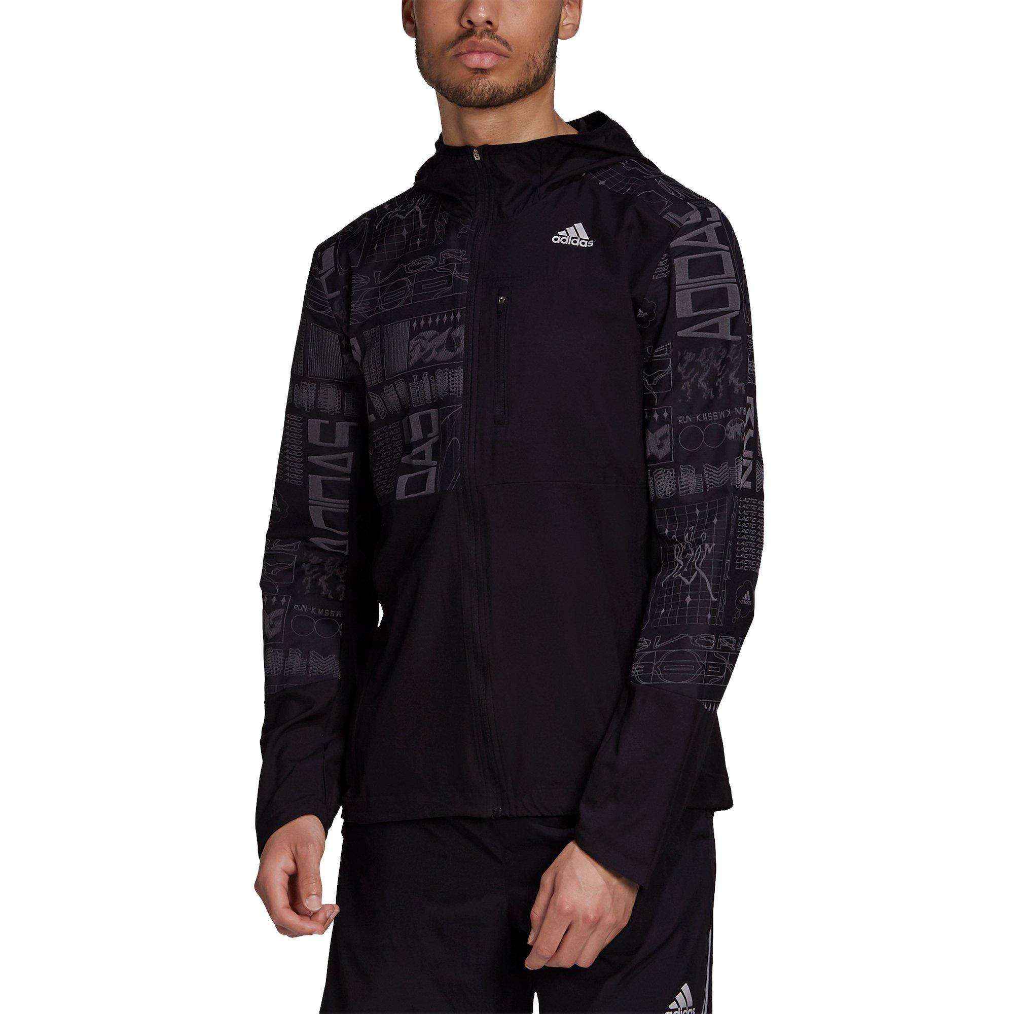 adidas reflective running jacket