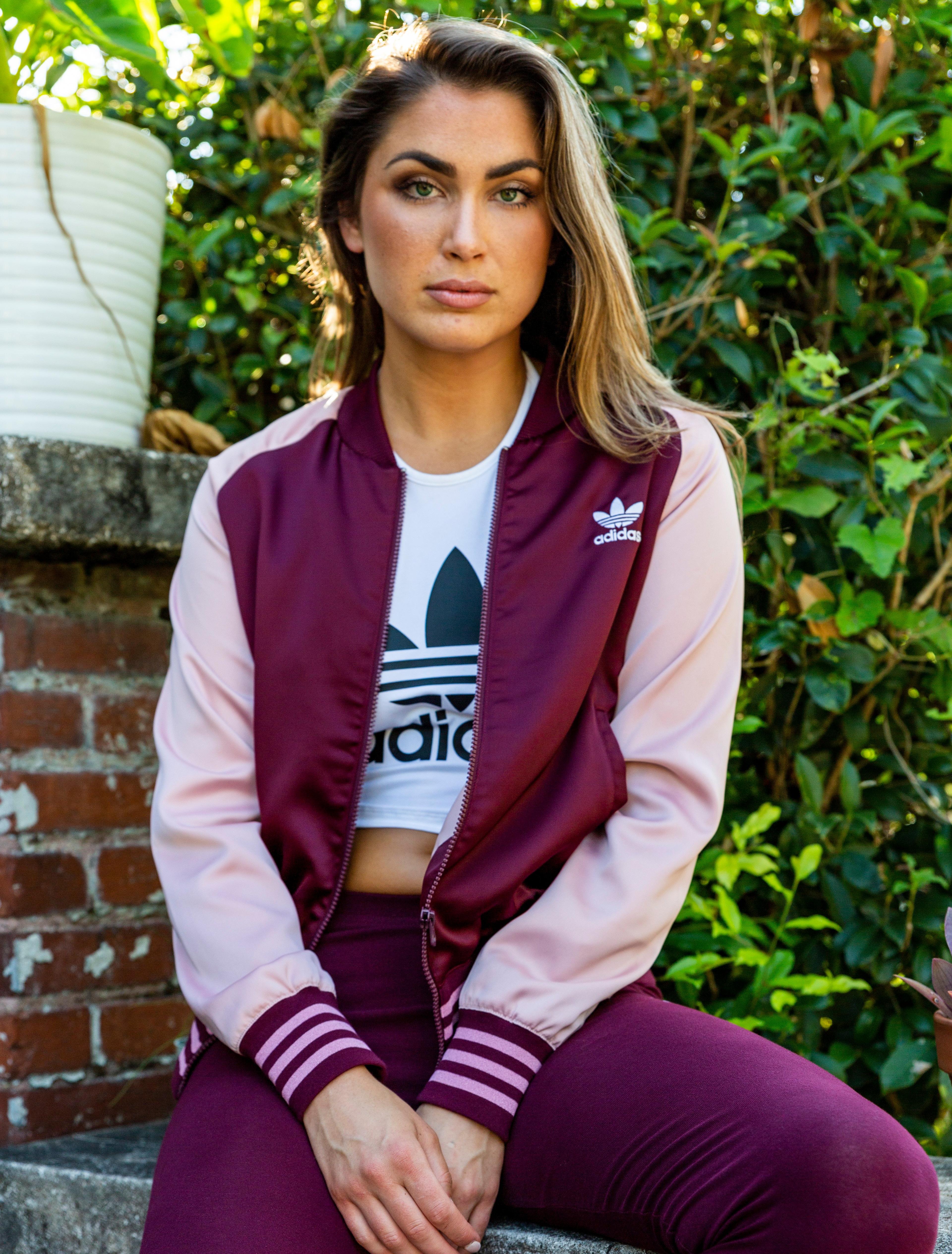 adidas Women's Originals Satin Bomber