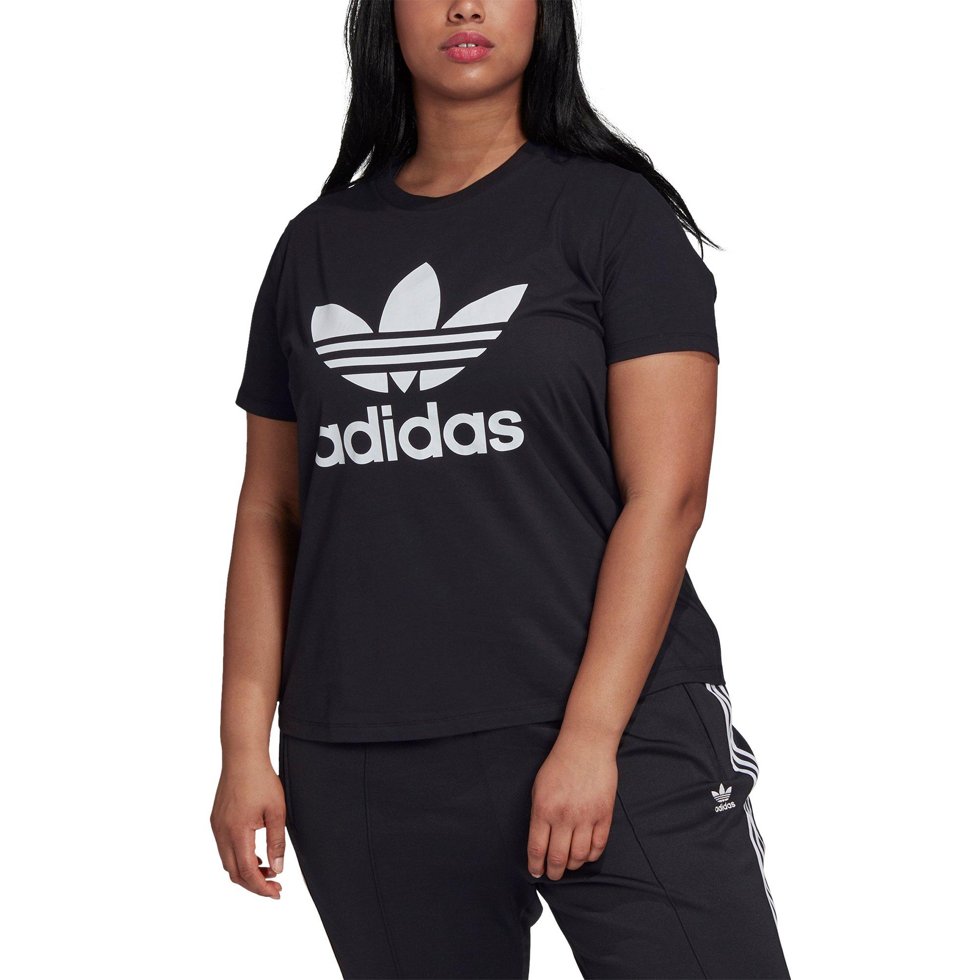 adidas women's plus size shorts