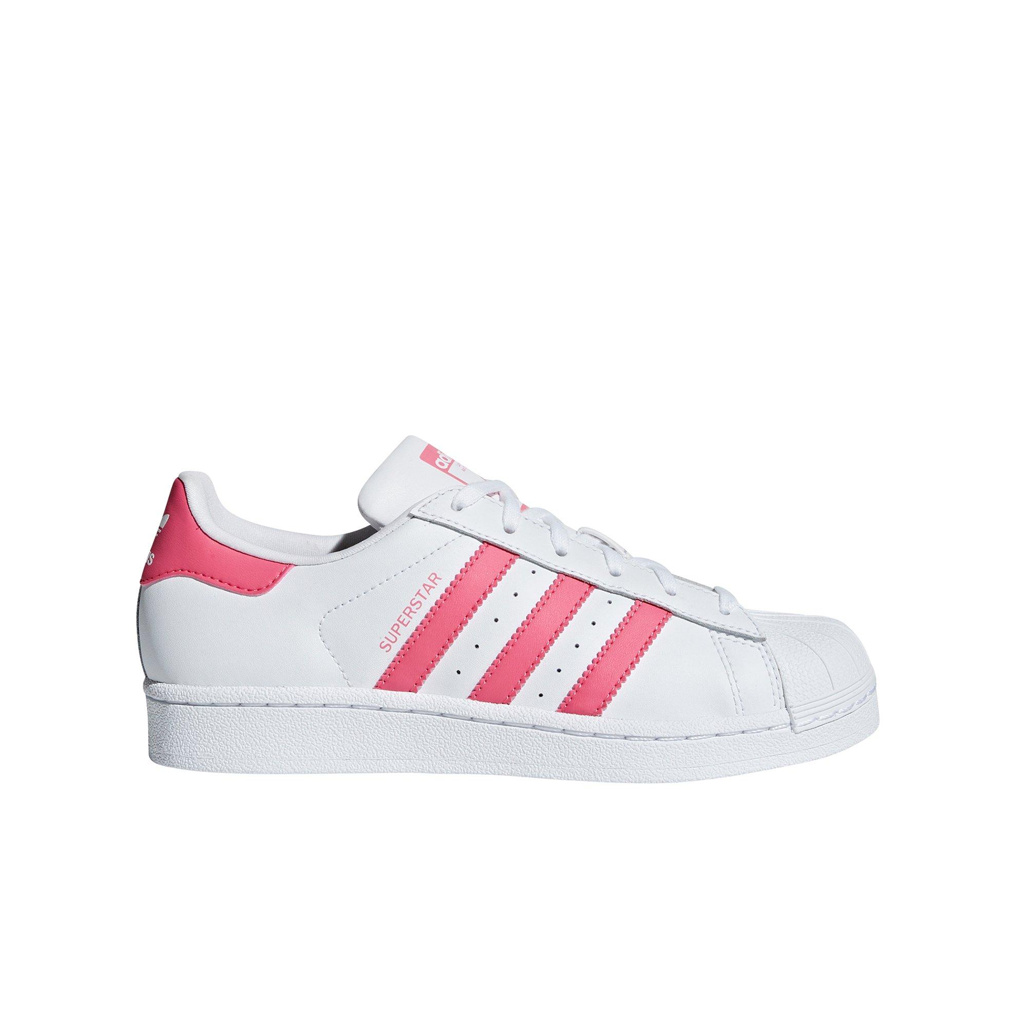 adidas superstar white pink