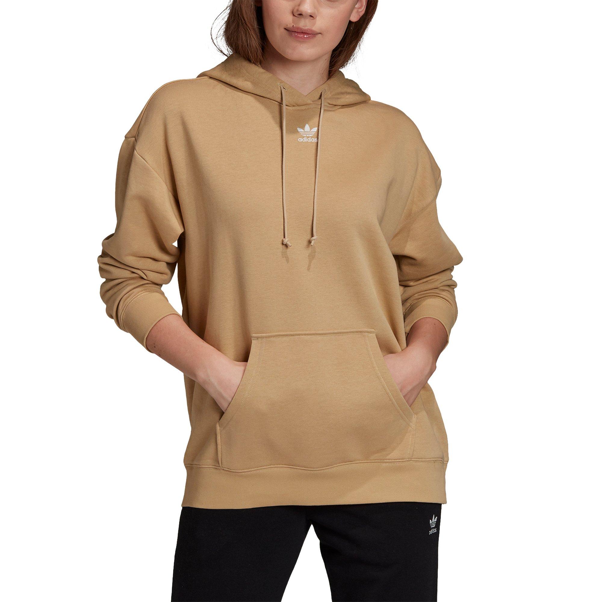 beige adidas hoodie womens