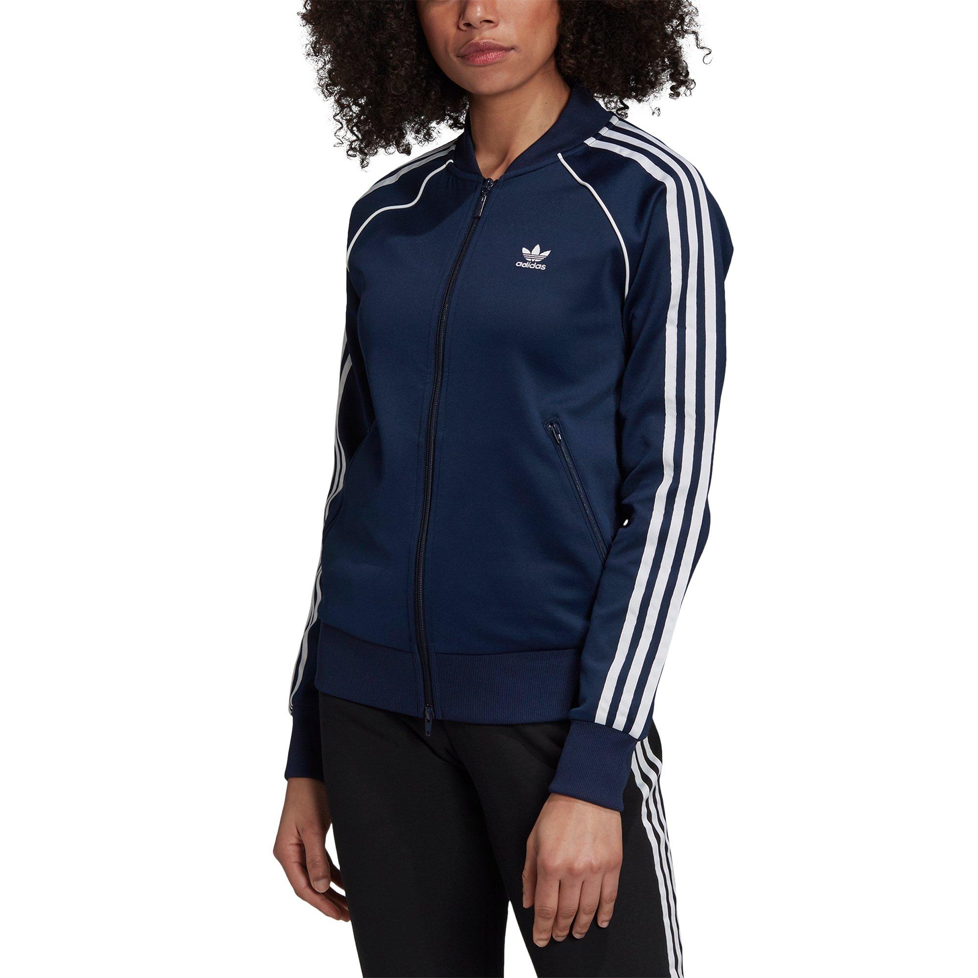 adidas track jacket navy