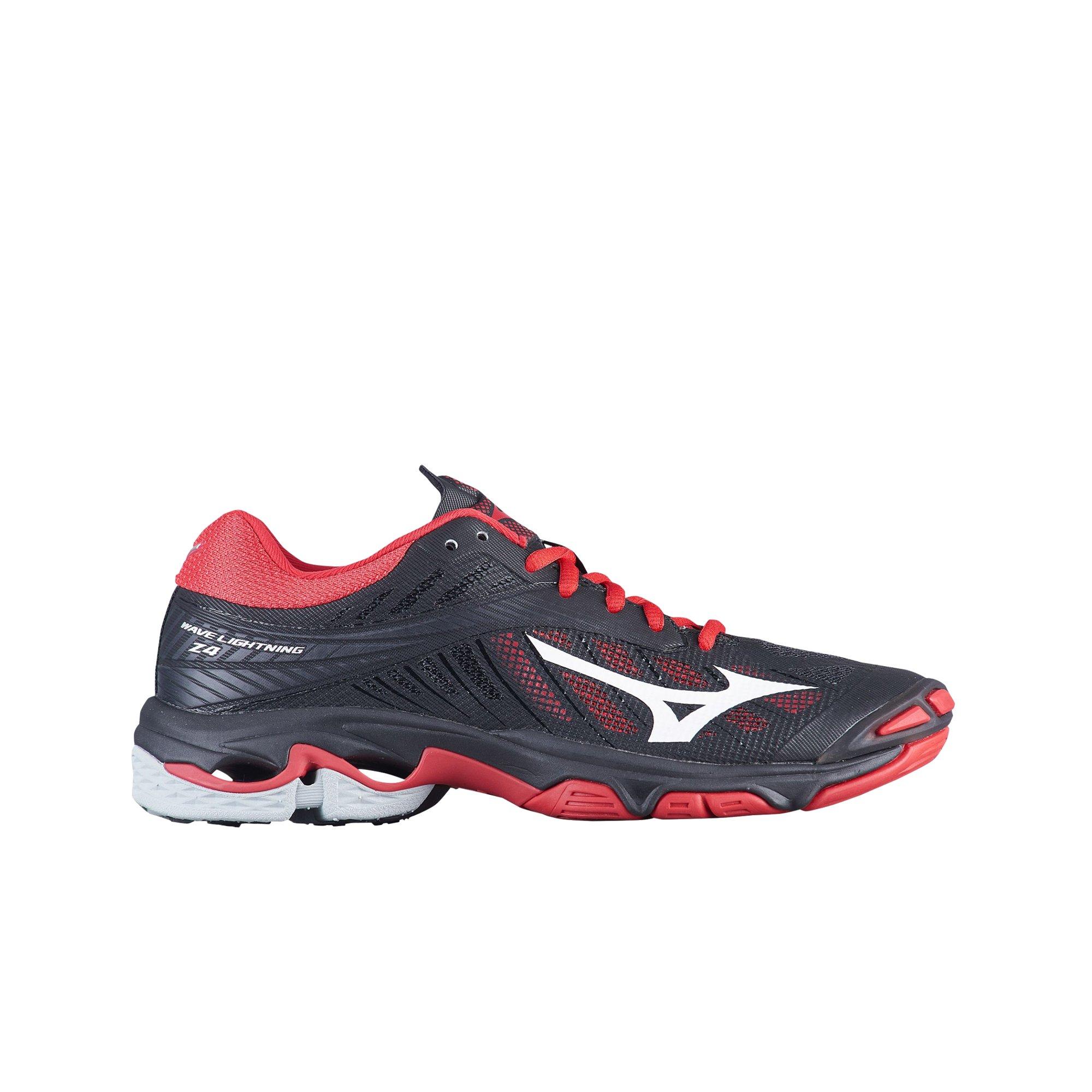 mizuno red white and blue volleyball shoes