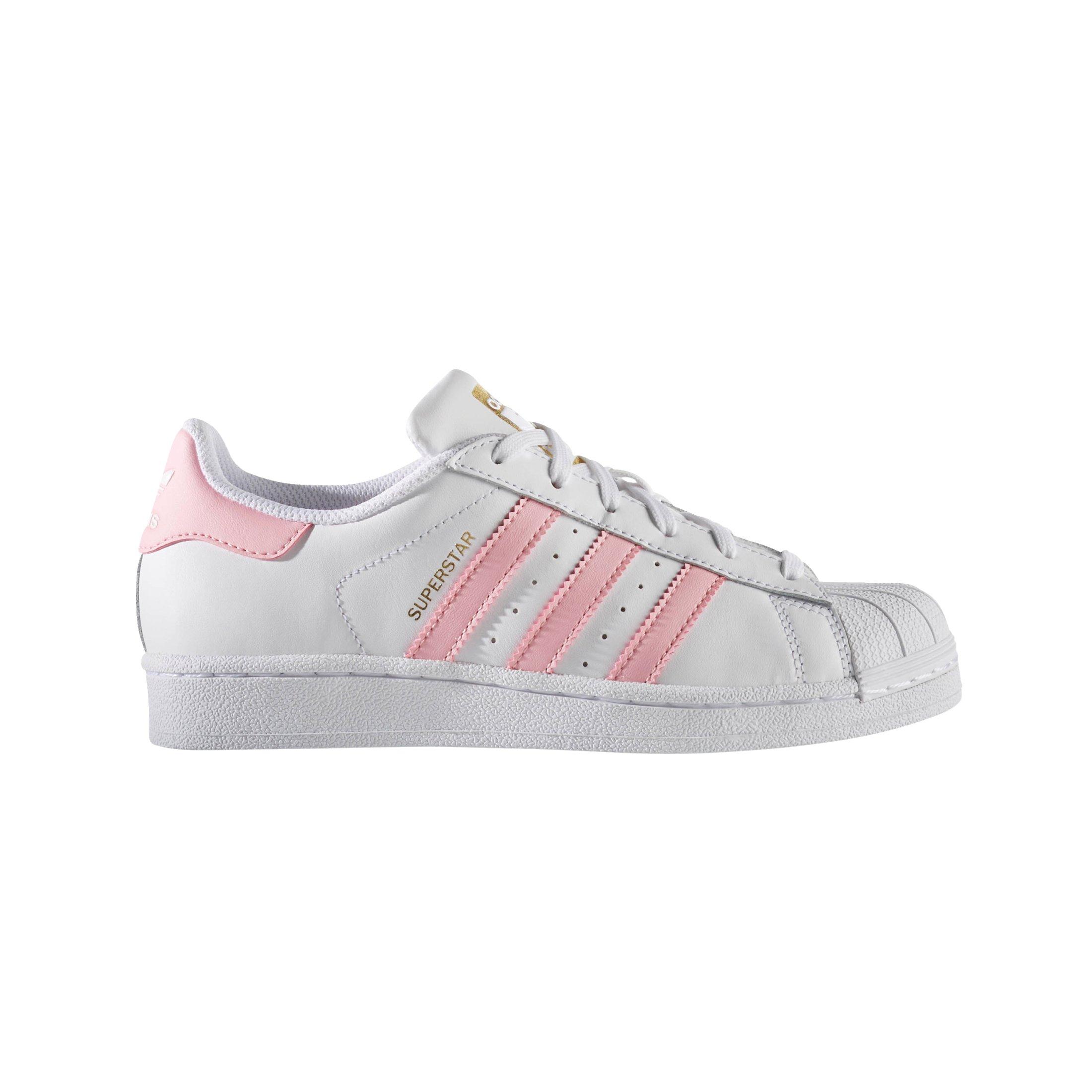 adidas superstar white pink