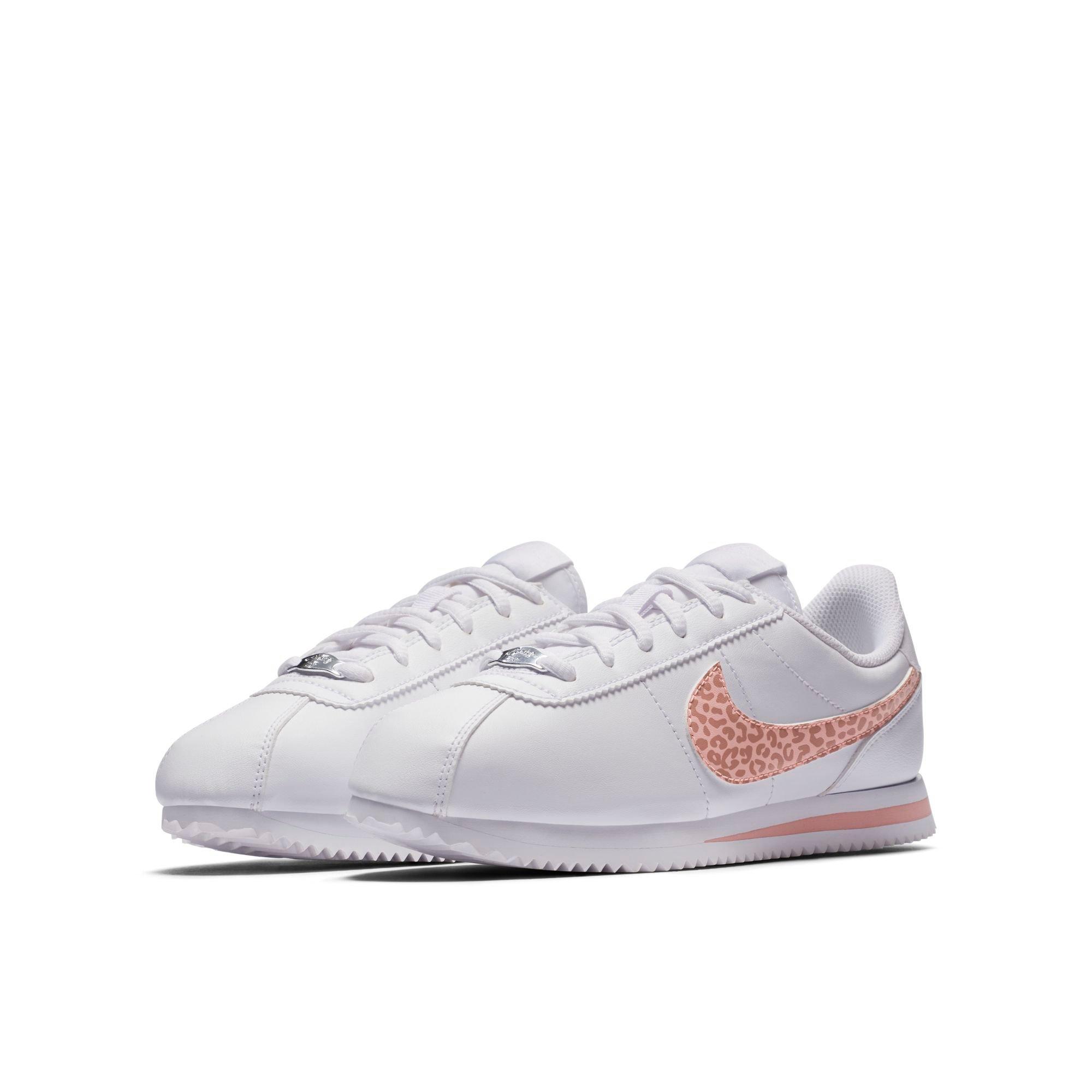 nike cortez gris y rosa