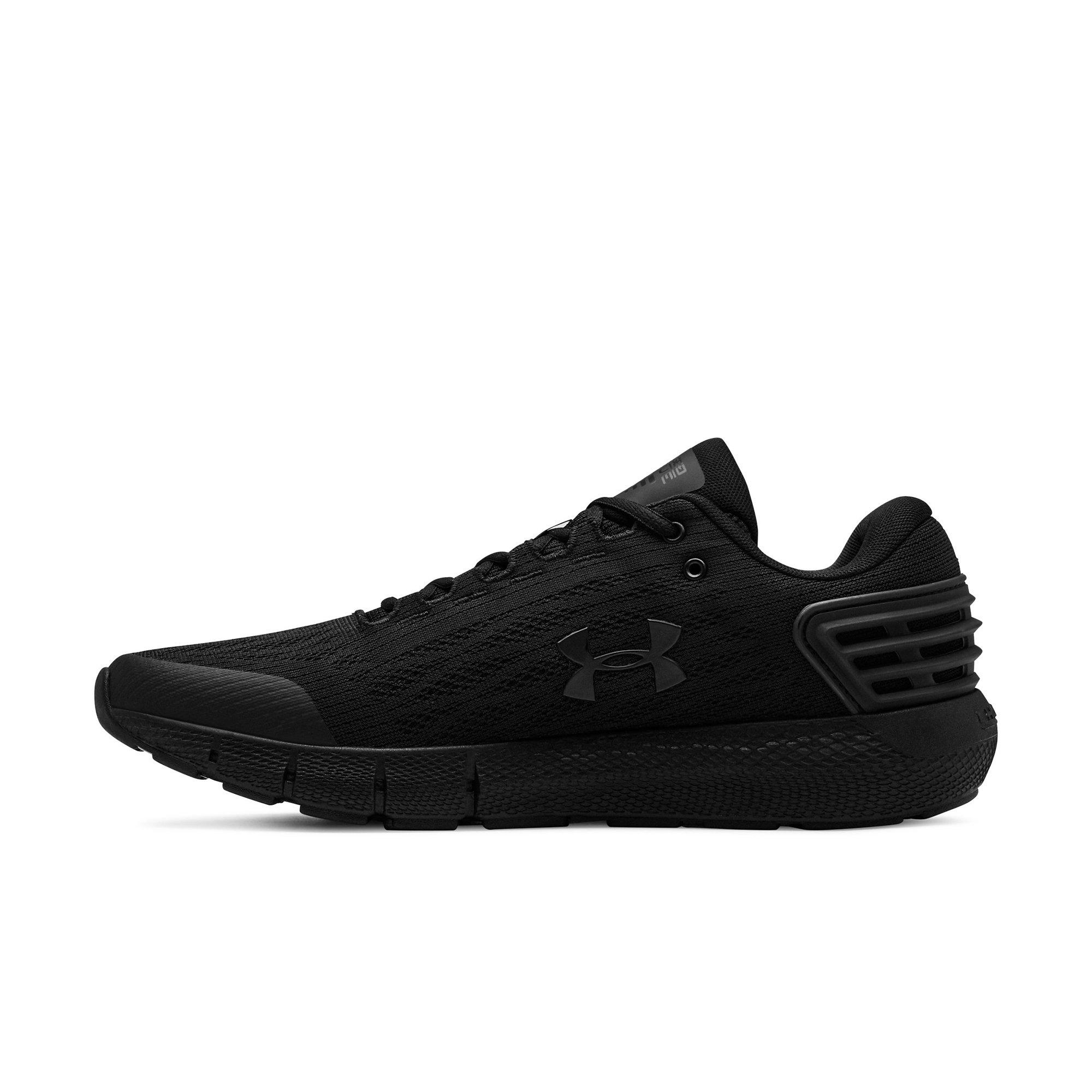 under armour black leather shoes