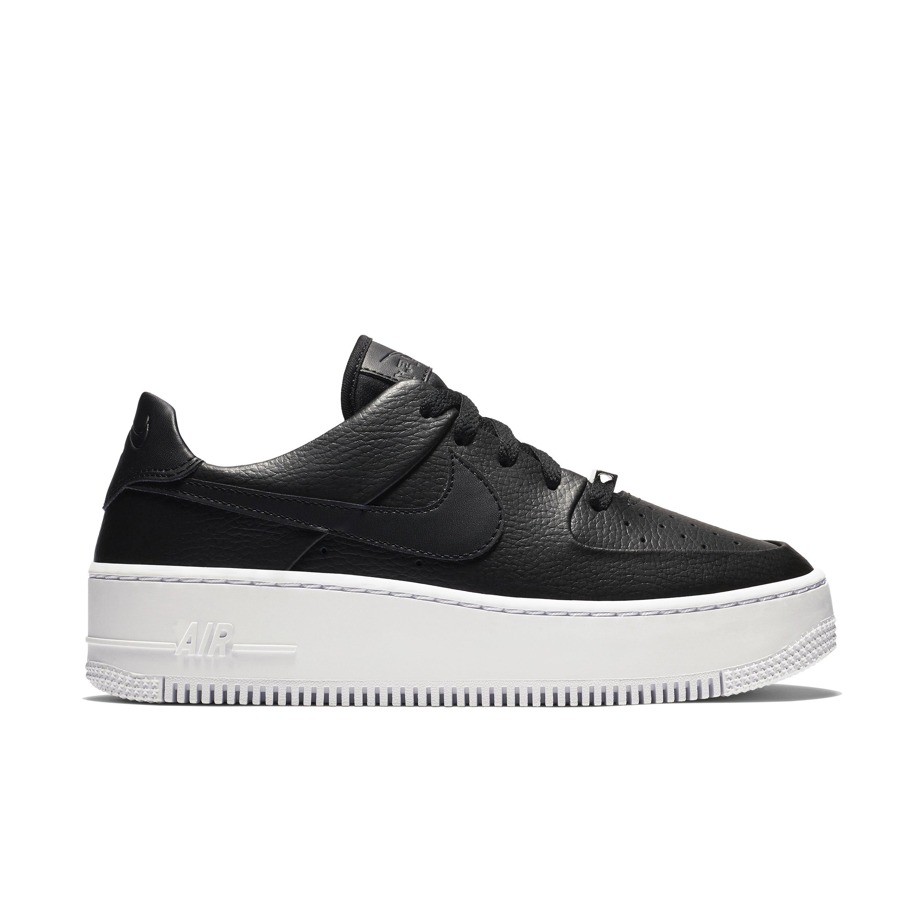 nike air force 1 sage low black suede