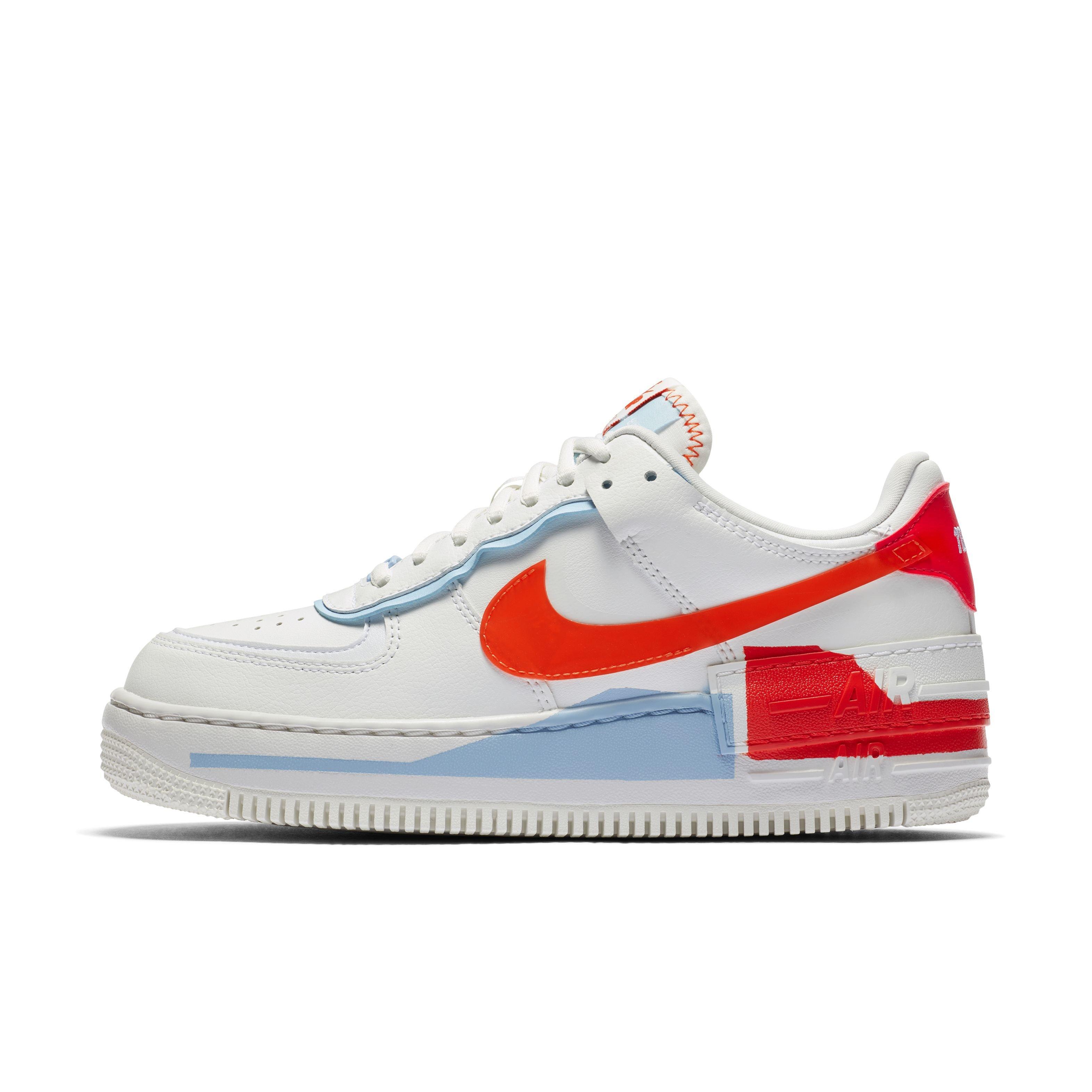 orange nike air force 1 womens