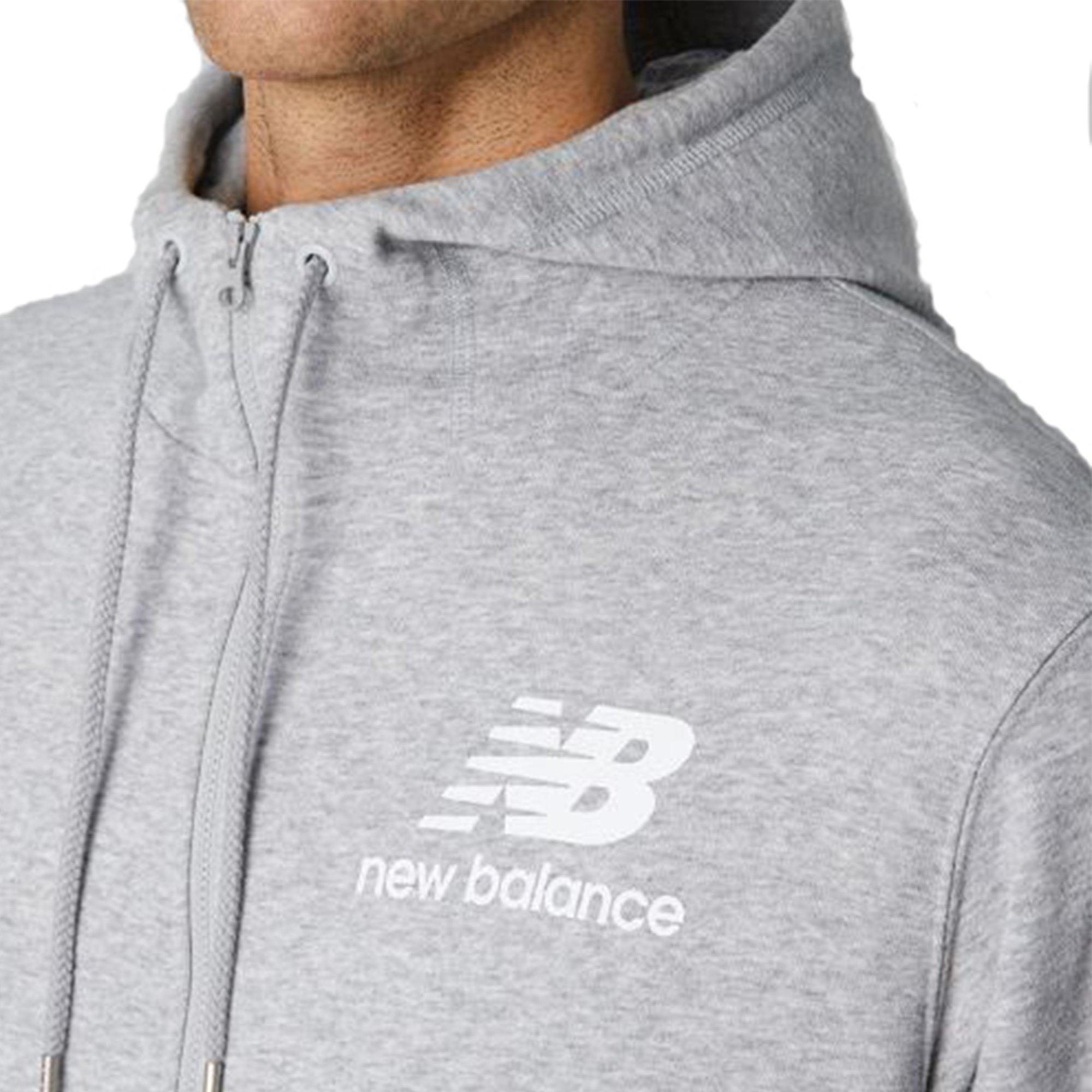 new balance essentials full zip hoodie