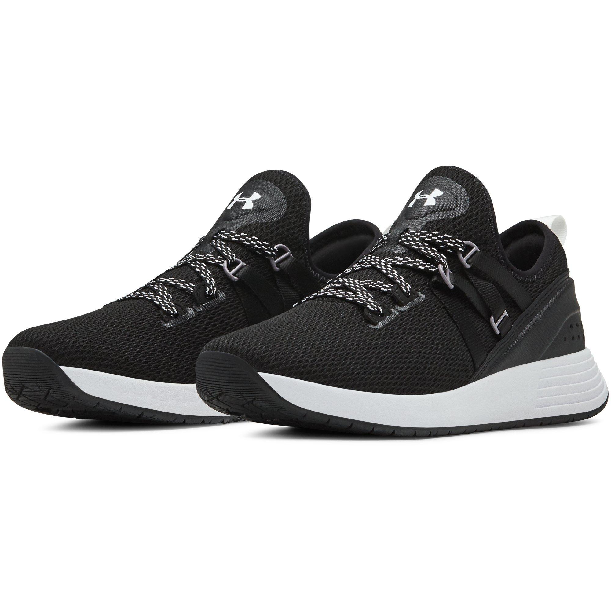 under armour womens black trainers